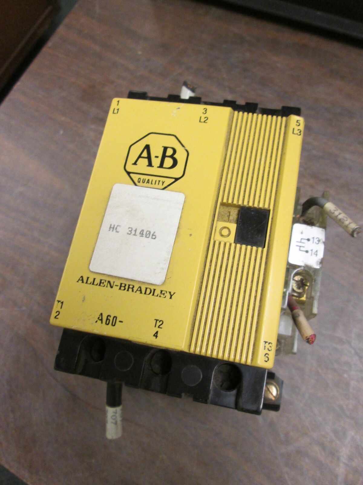 Allen-Bradley Contactor 100-A60N*3 120V Coil 60A 600V Used