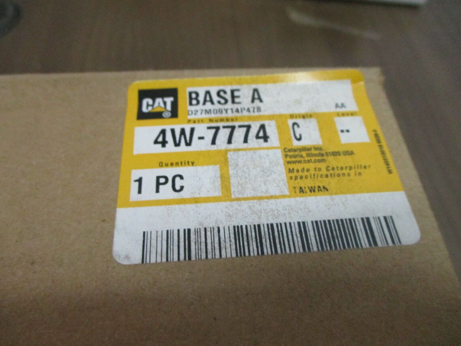 CAT Base A 4W-7774 New Surplus