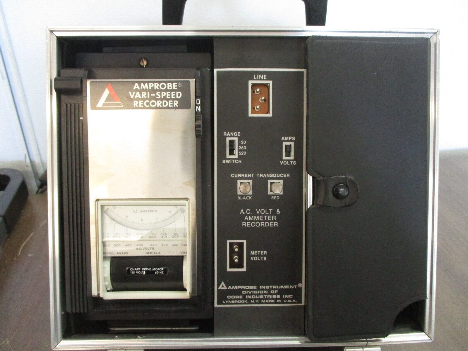 Amprobe AC Volt-Ammeter Recorder AVA83 Used