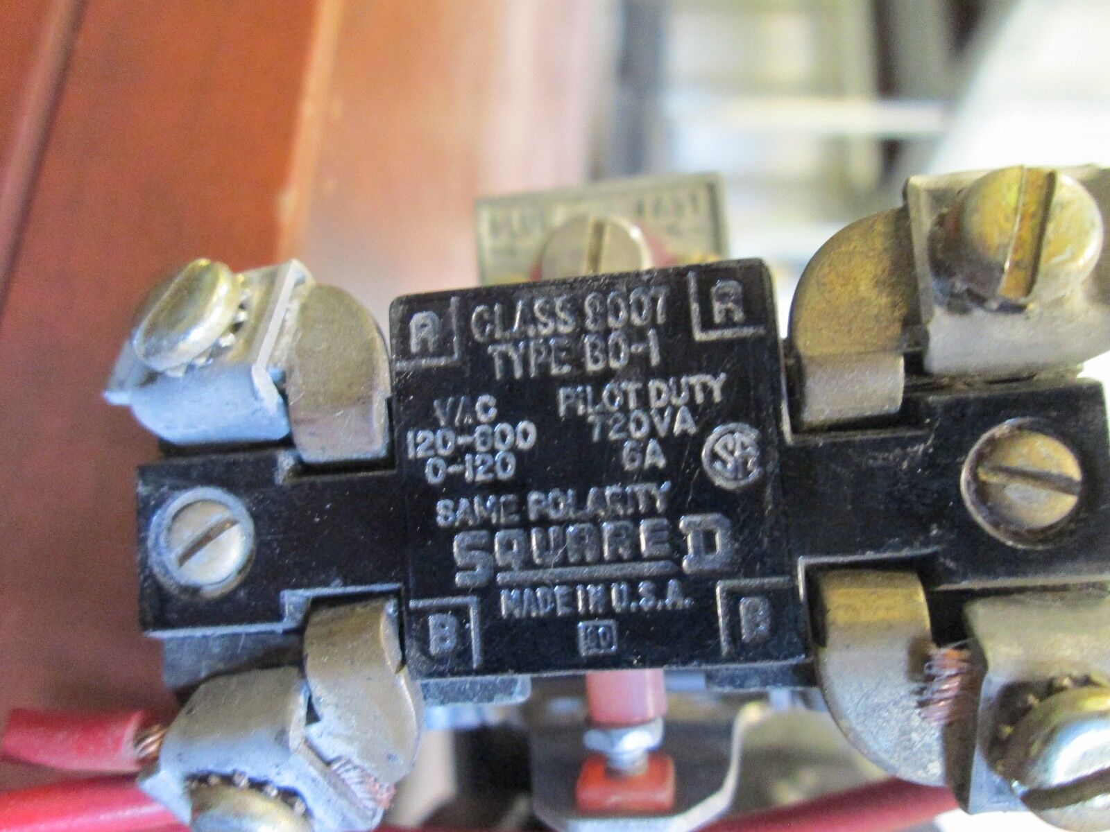 Square D Relay Timer 8501 DE0-20 120V Coil 600V Used