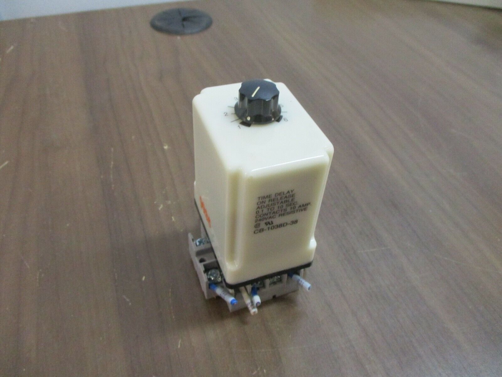 Patter & Brumfield Time Delay Relay CB-1038D-38 Range: 0.1 to 10 sec Used