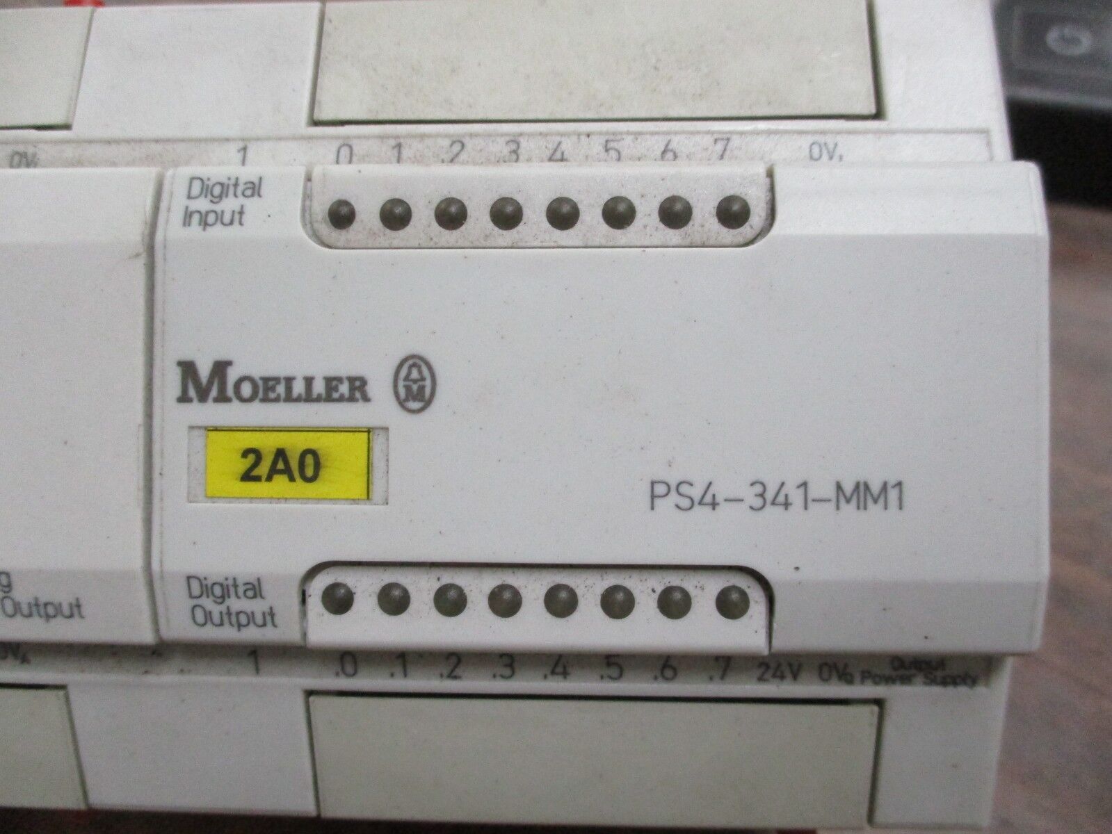 Moeller Compact Programmable Logic Controller PS4-341-MM1 Power Supply:24VDC, 1A