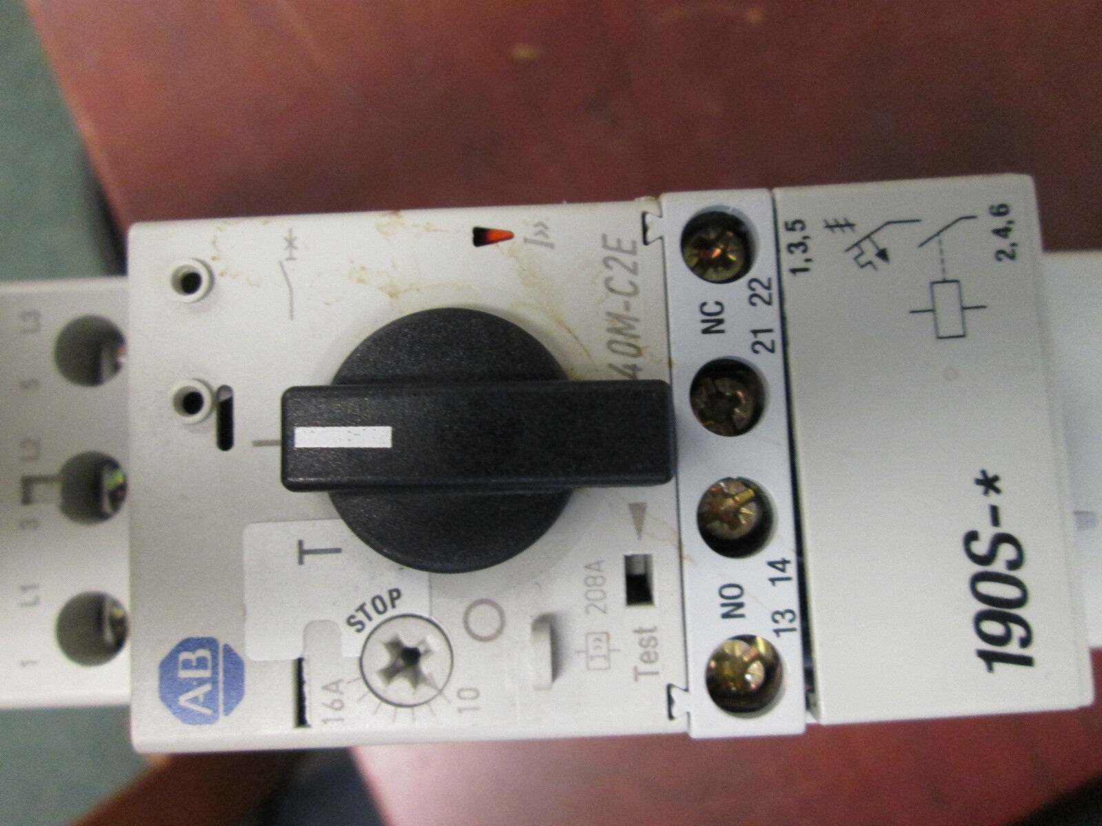 Allen-Bradley MCS Compact Starter 190S-CNDJ2-CC16C 24VDC Coil 10-16A Trip Used