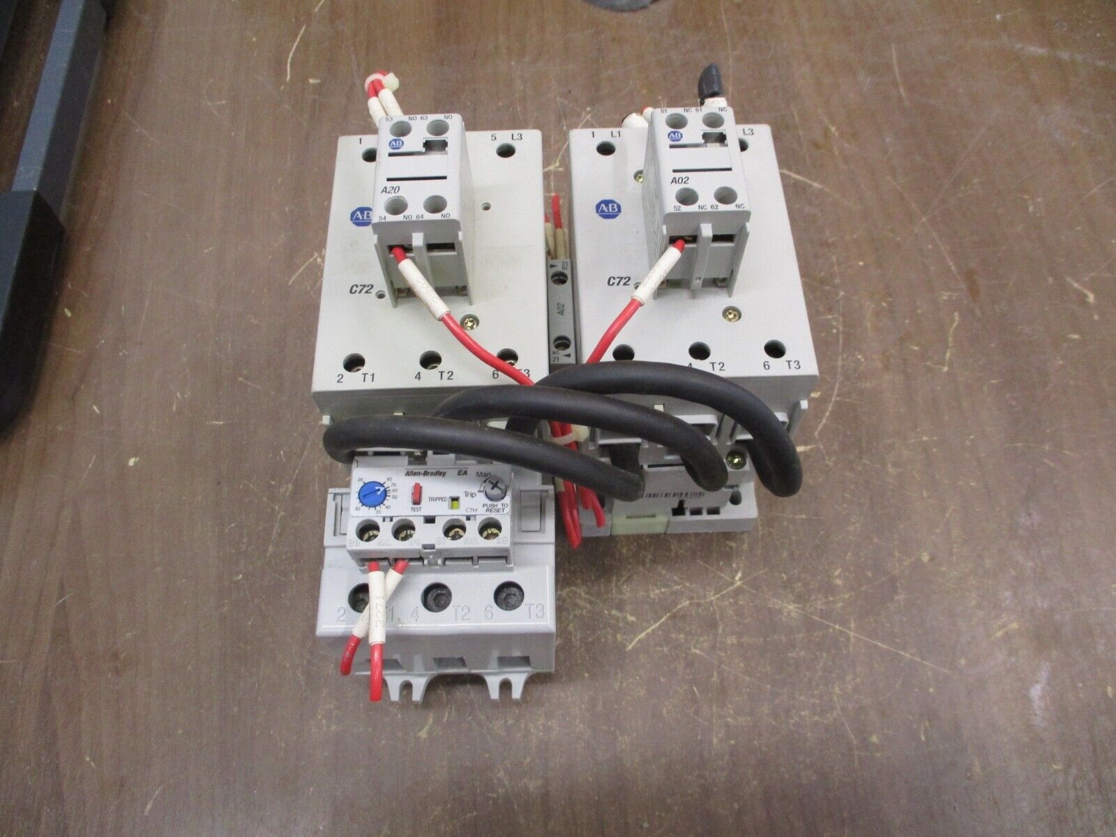 Allen-Bradley Reversing Starter 100-C72*00 / 193-EA2KE 120V Coil Trip: 26-85A