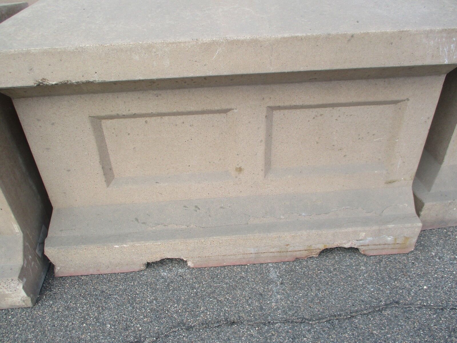 Petersen Decorative Concrete Security Barriers 4-4.5' Long 30"Wide 35" Tall Used