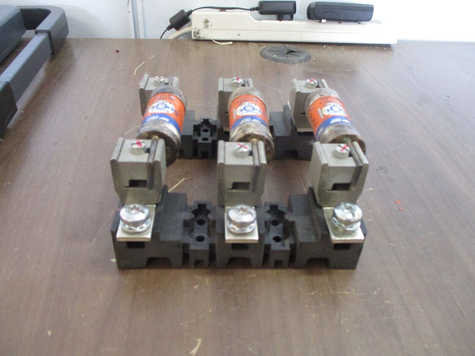 Allen-Bradley Fuses Holder w/ Fuses 1494F-FS100 Ser. D 100A 600V Used