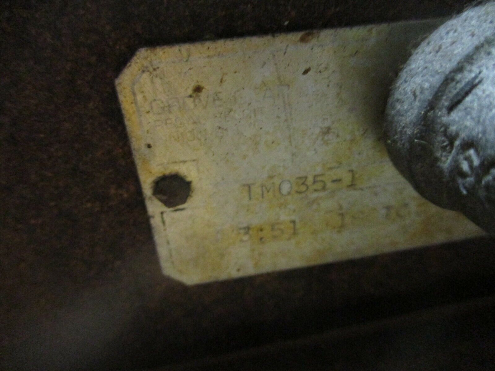 Grove Gear Reducer TMQ35-1 Ratio 25:1 Used