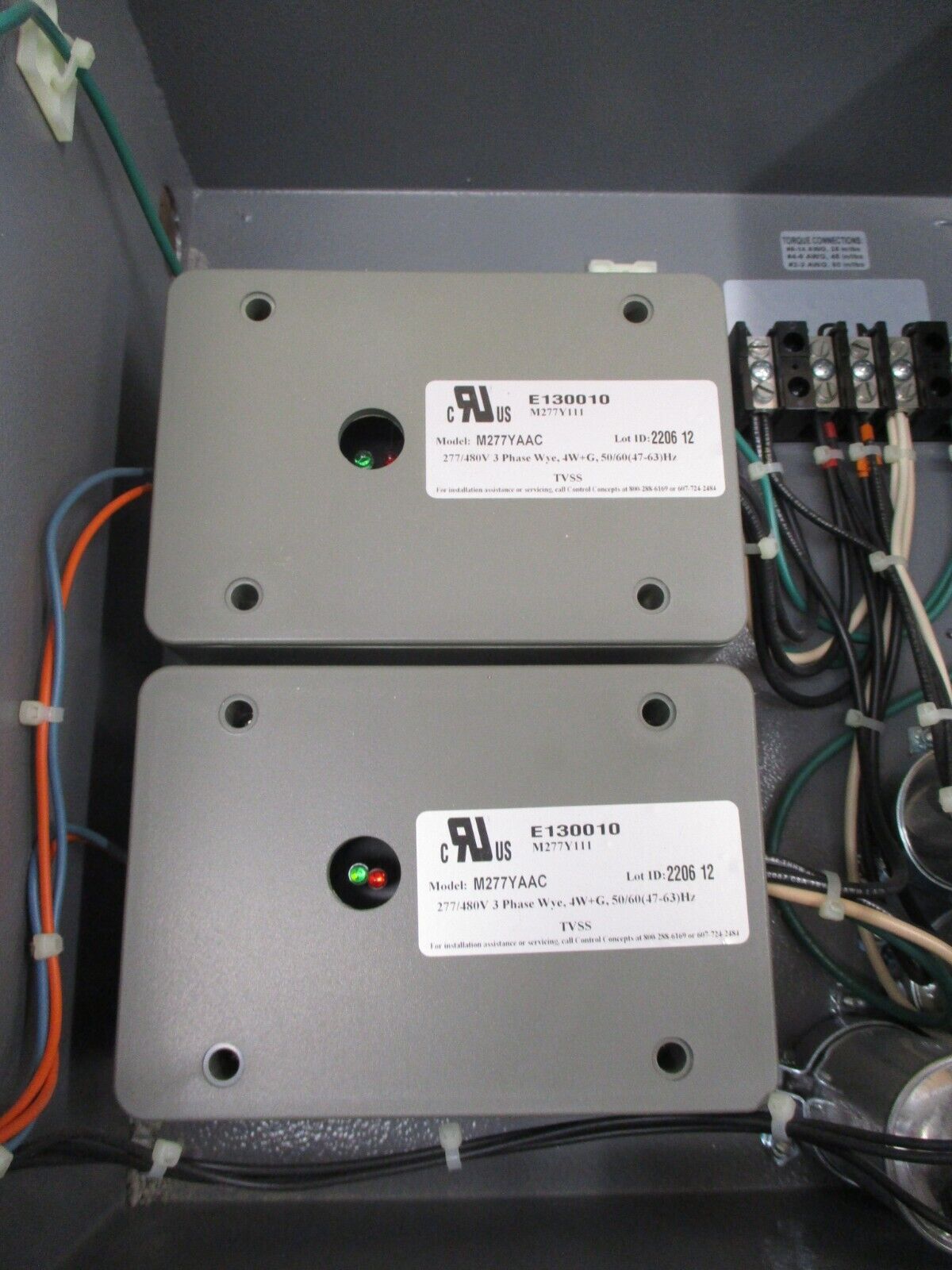 Liebert LM Series Surge Suppressor LM150277YANSE 277/480V 3Ph 4W+G 50/60Hz Used