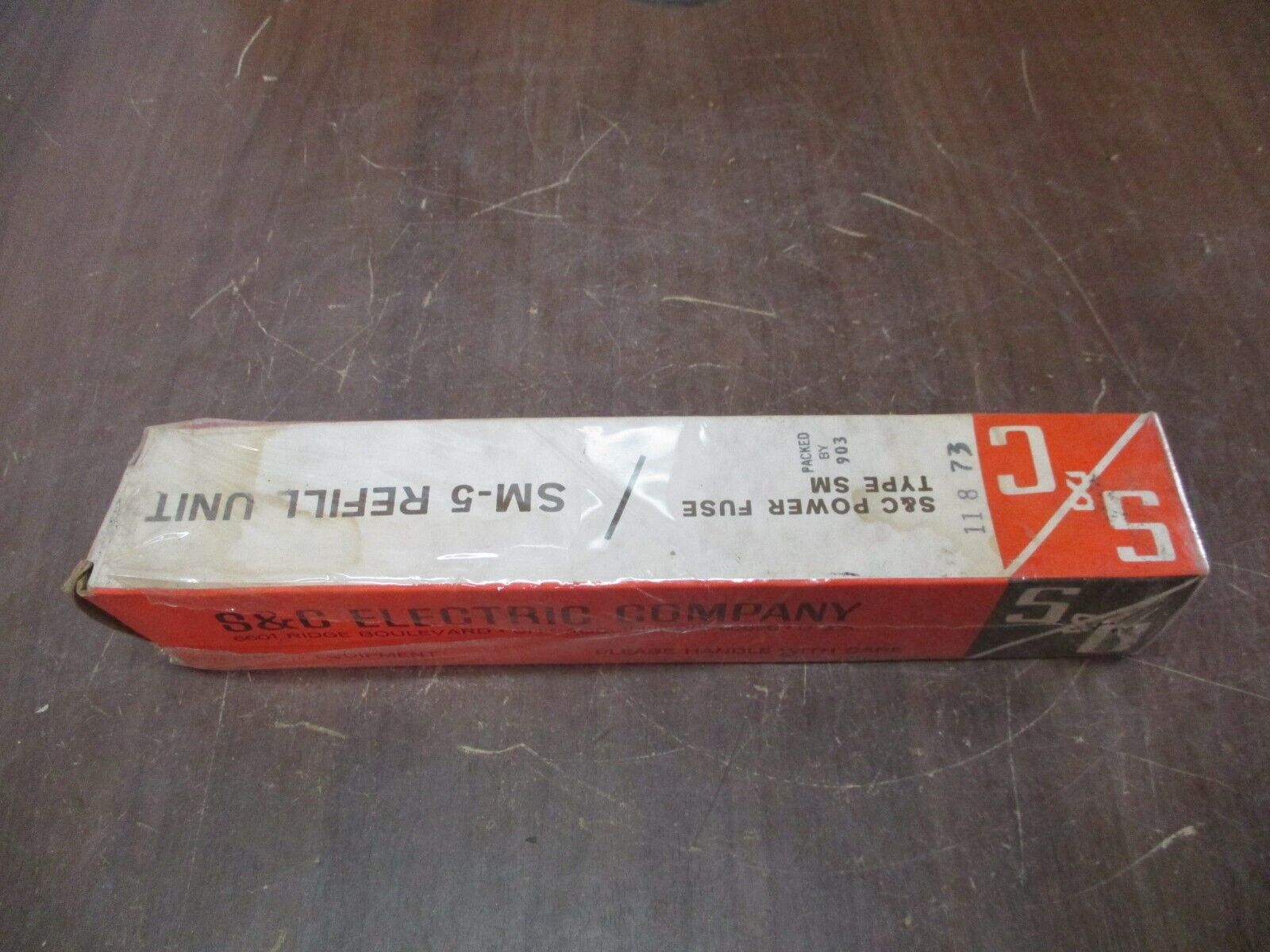 S&C SM-5 Fuse Refill Unit 132200R4 125E 14.4kV New Surplus