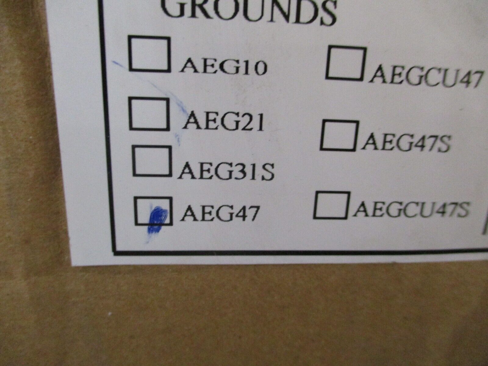 GE Spectra Ground Assembly AEG47 New Surplus *Damaged Box* New Surplus