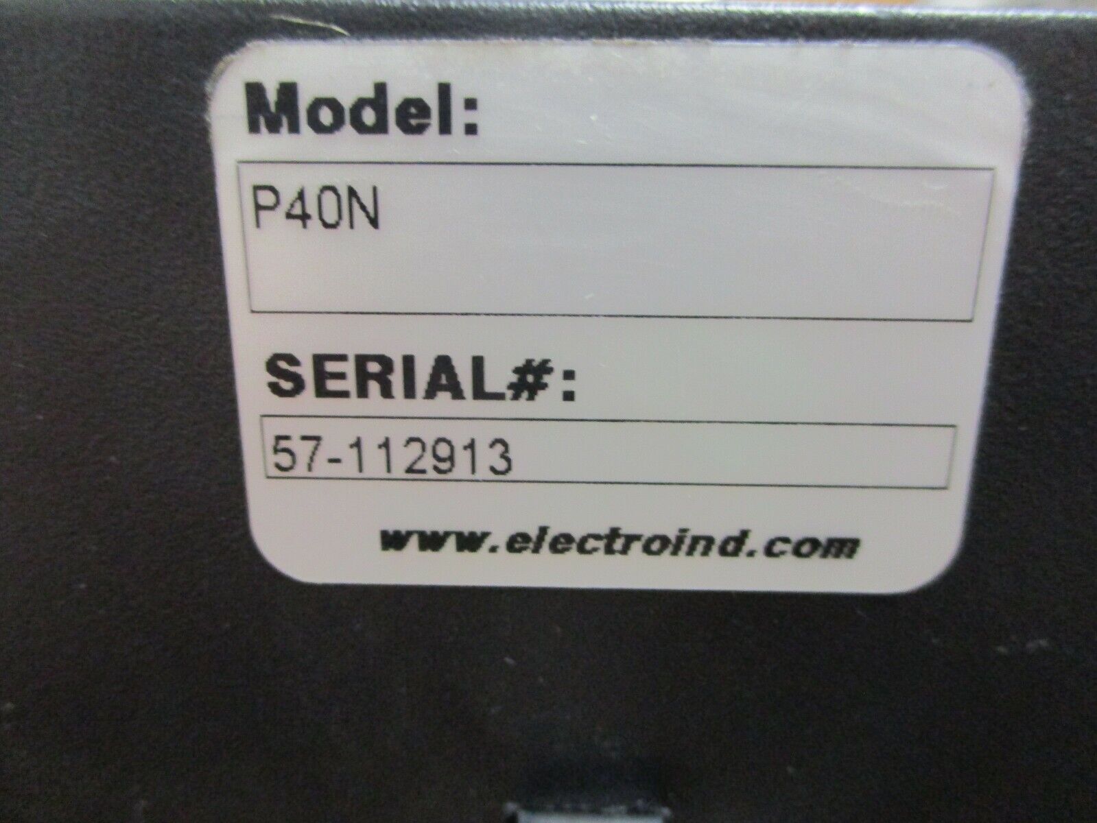 Electro Industries Panel Meter P40N Used