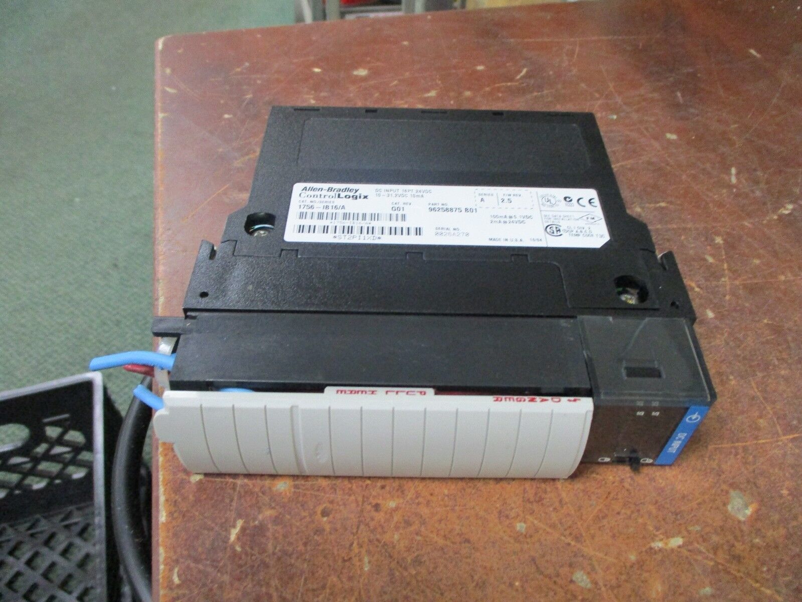 Allen-Bradley ControlLogix DC Input Module 1756-IB16/A Rev. G01 F/W: 2.5 Used