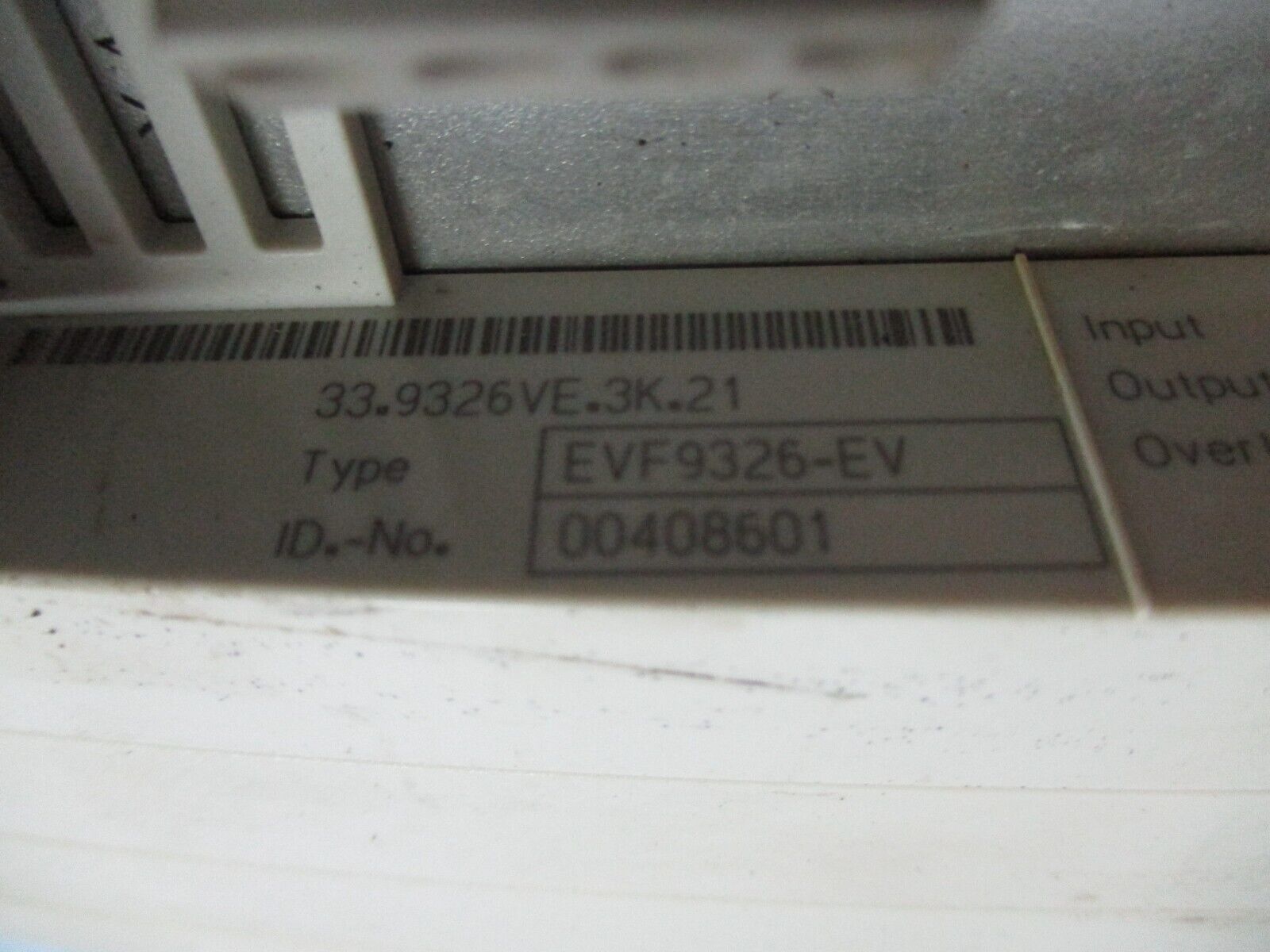 Lenze Servo Drive EVF9326-EV w/ Interbus S Module *Missing X7 Port* Used