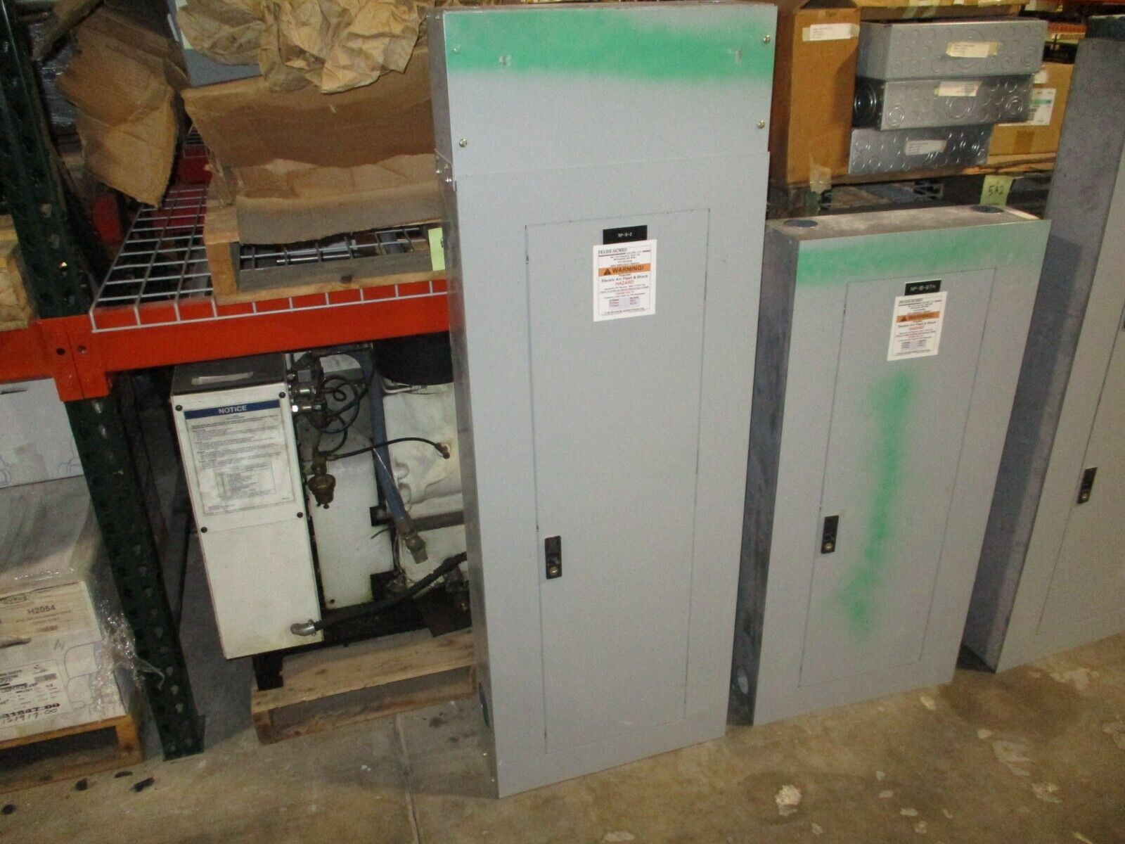 GE Main Lug Breaker Panel AQU3422MBX 225A Max 208Y/120V 3Ph 4W 42-Circuit Used