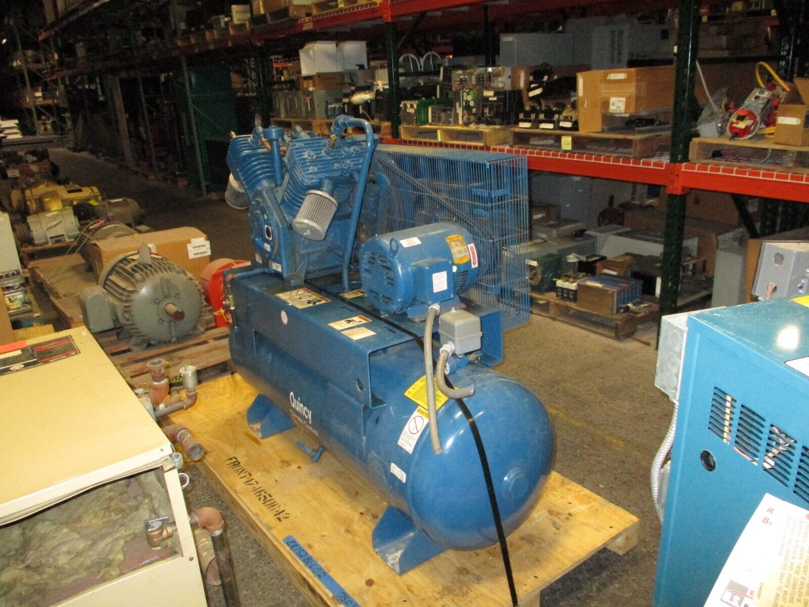 Quincy Compressor QC07508S00005 7.5HP 80-Gallons 208-230/460V 3Ph Used