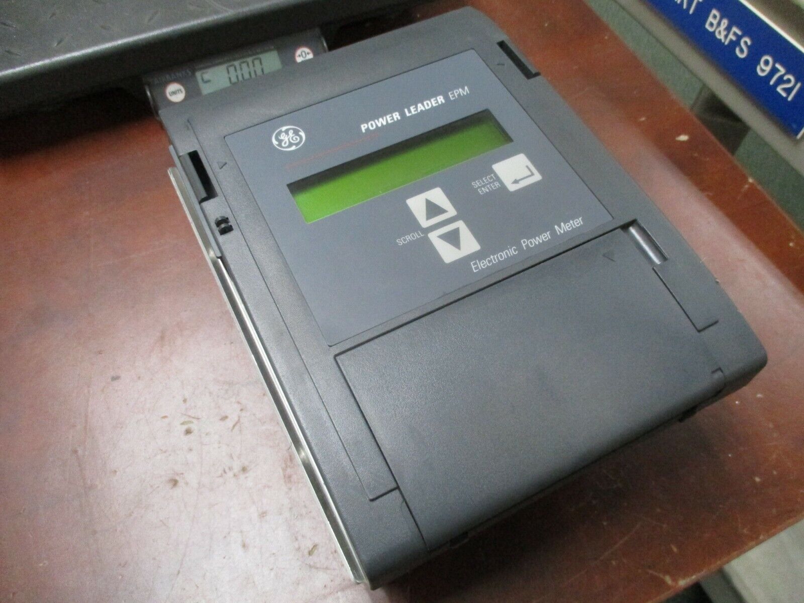 GE Power Leader EPM Electronic Power Meter PLE3PNLFG02 480V 50/60Hz 10A Used