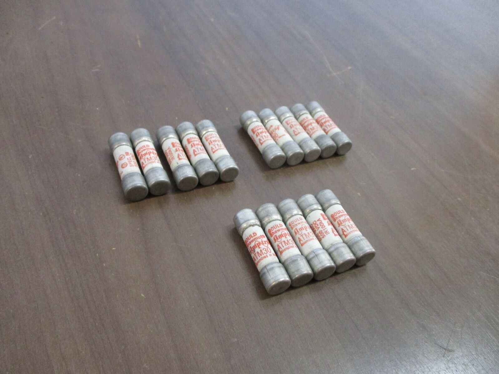 Gould Shawmut Amp-Trap Fuse ATM30 30A 600V *Lot of 15* *No Box* New Surplus