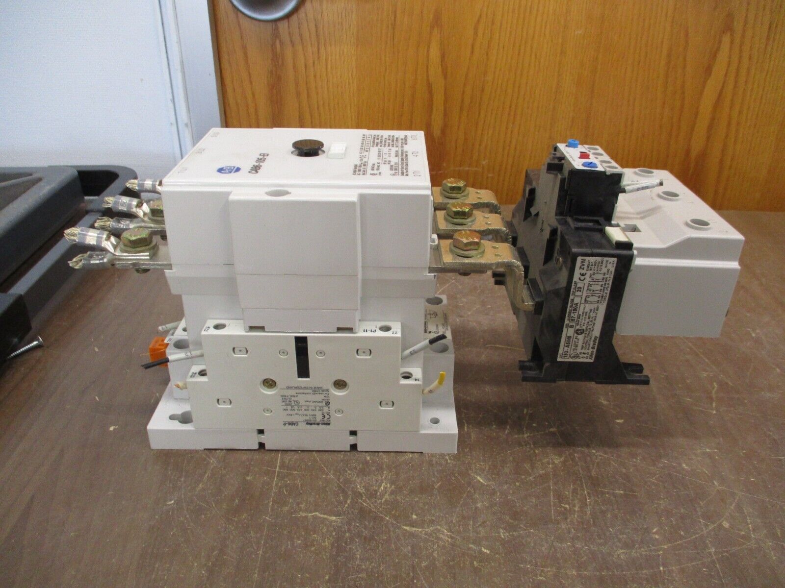 Allen-Bradley Starter CAB6-105-EI / 193-A5M5 380-400V Coil Trip: 57-180A 600V