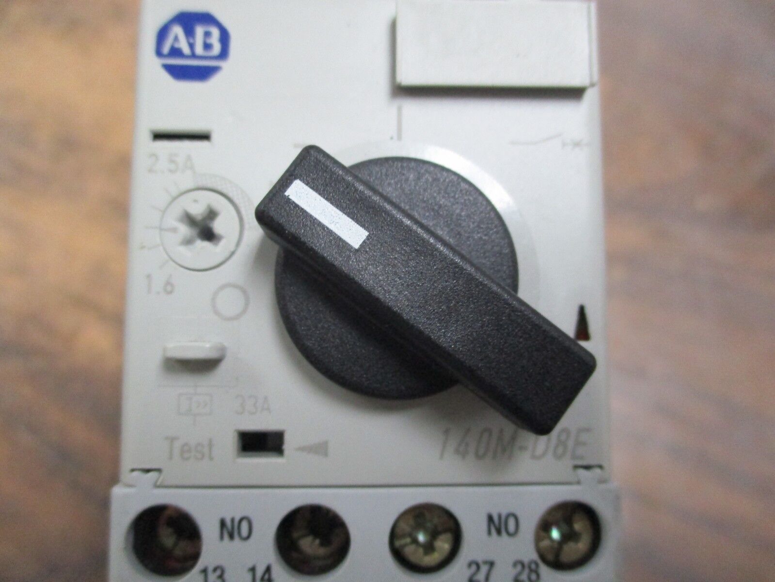 Allen-Bradley Starter 190E-AND2-DB25R-V Ser. B 120V Coil 25A 600V Trip:1.6-2.5A