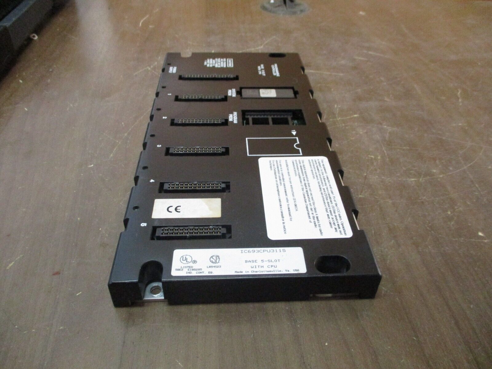 GE Fanuc Base IC693CPU311S 5-Slot w/ CPU Used
