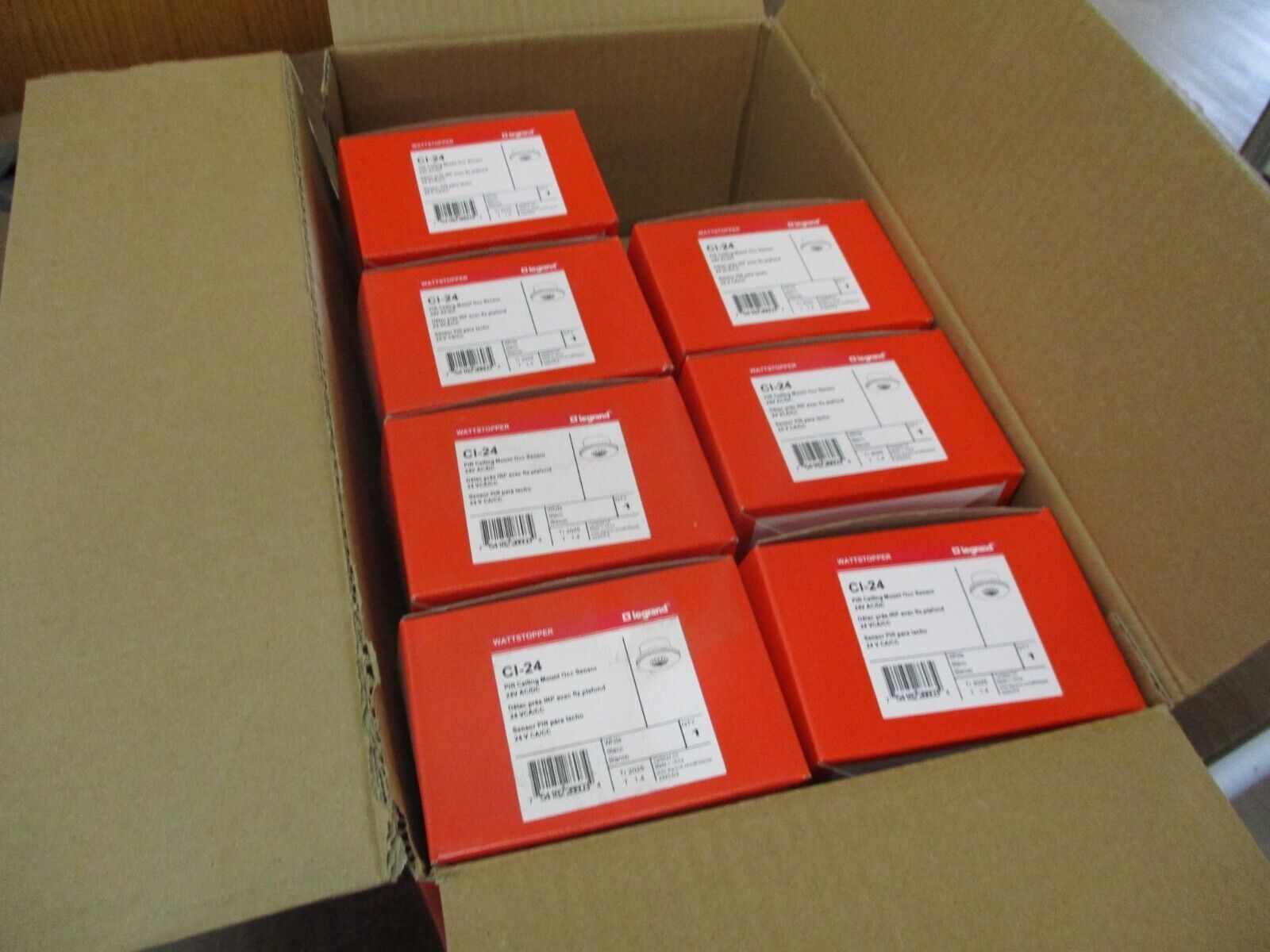 Legrand Wattstopper Occupancy Sensor CI-24 Passive IR Ceiling Mount 24V