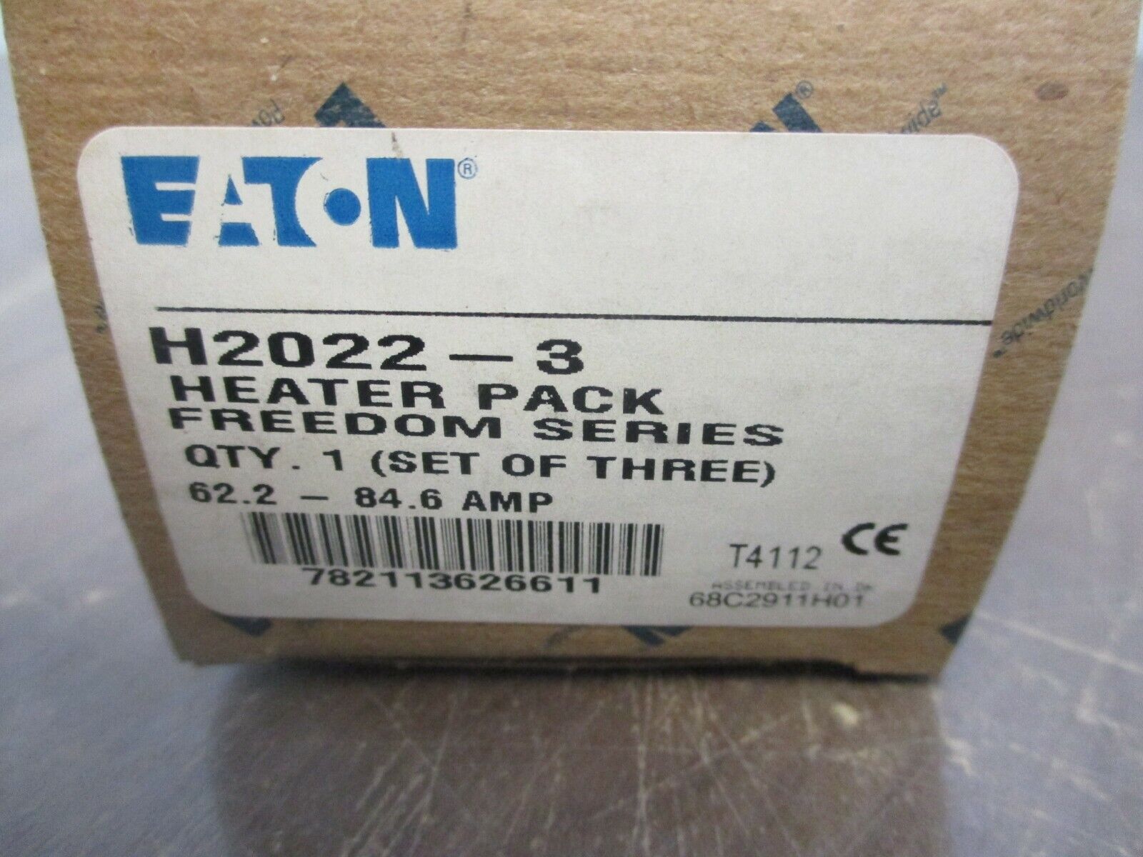 Eaton Freedom Series Heater Pack H2022 62.2-84.6A New Surplus **Set of 3**