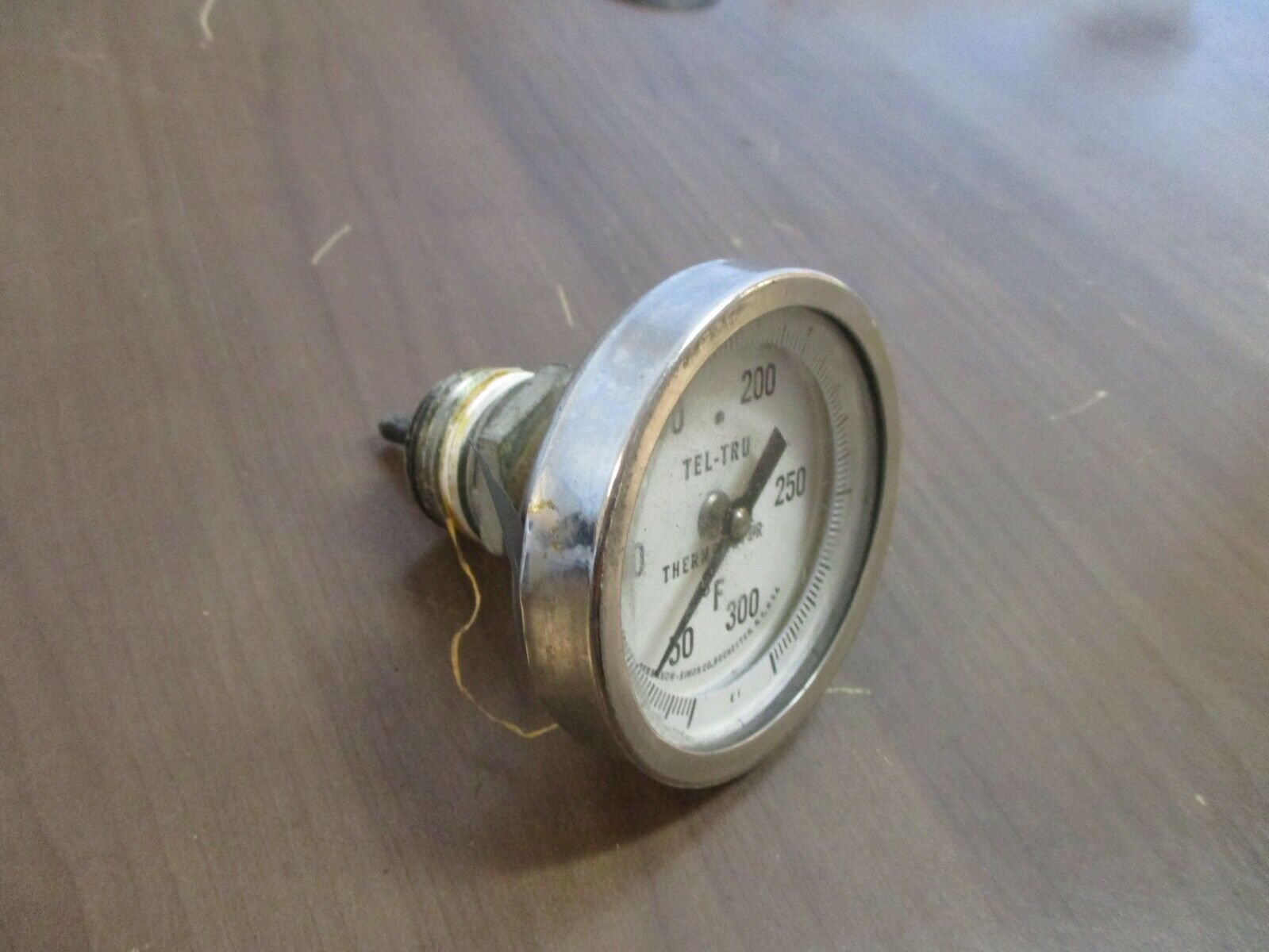 Tel-Tru Thermometer Range: 50-300°F Used