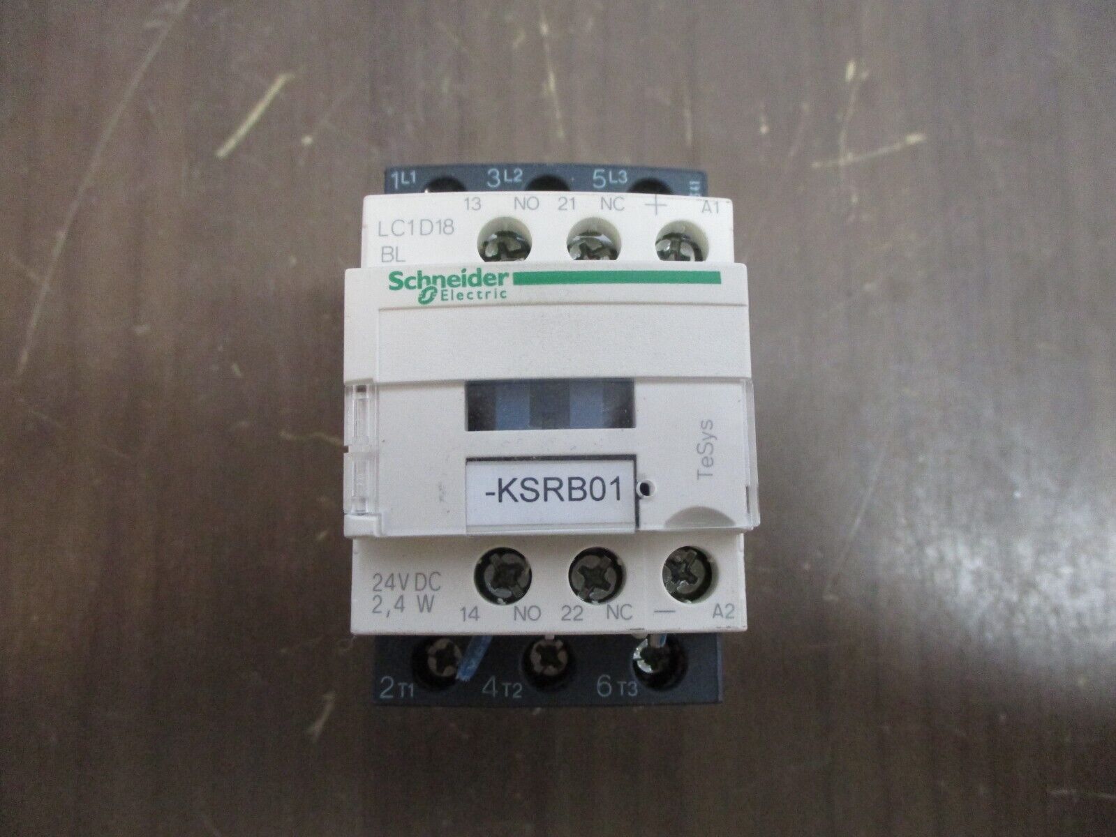 Schneider Electric Contactor LC1D18 BL 24VDC Coil Used