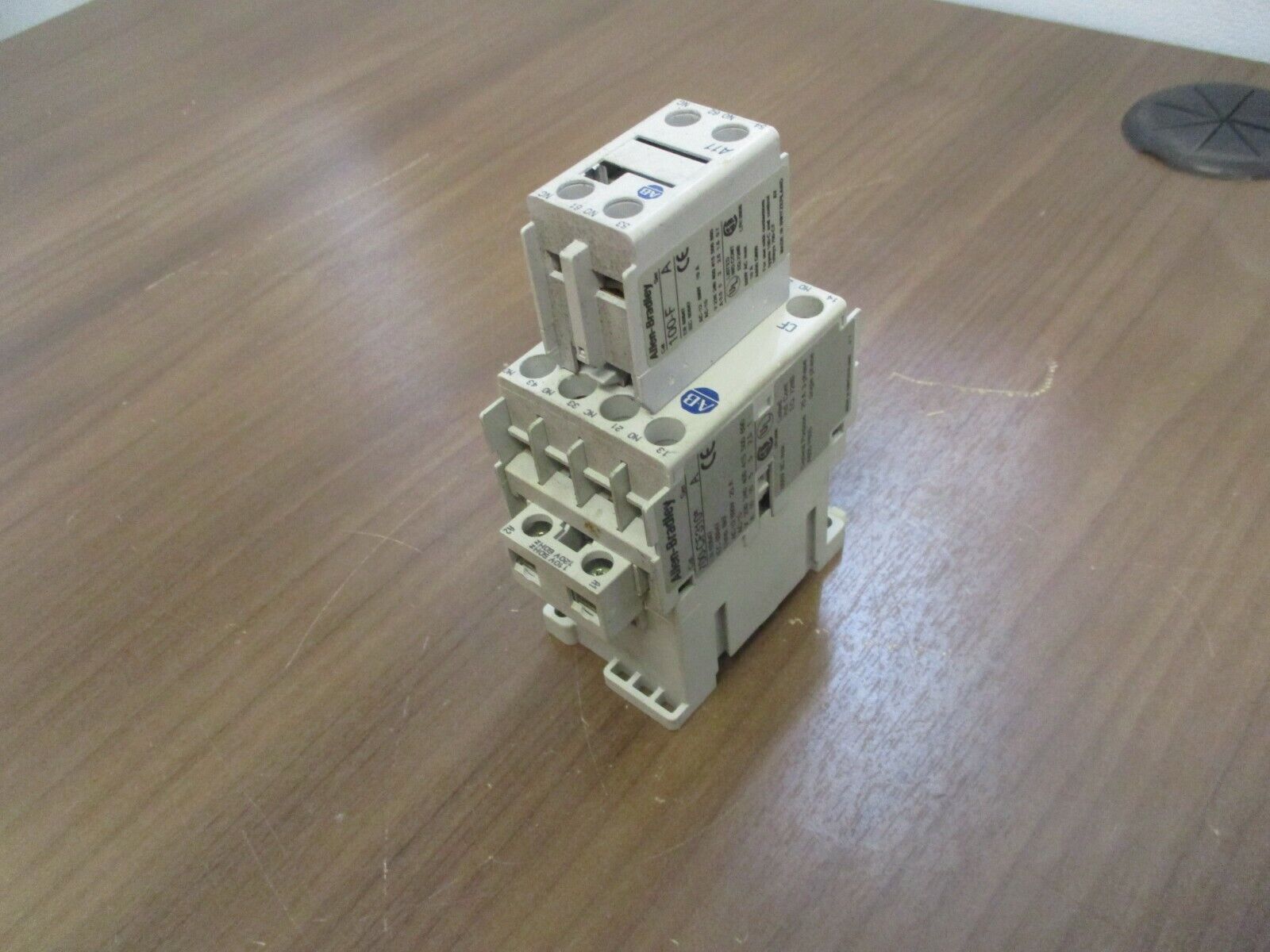 Allen-Bradley Contactor 700-CF310* 120V Coil 25A 600V w/ Aux Contact Block Used