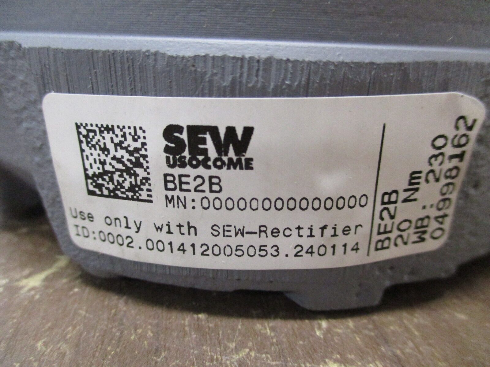 SEW Motor Brake BE2B New Surplus