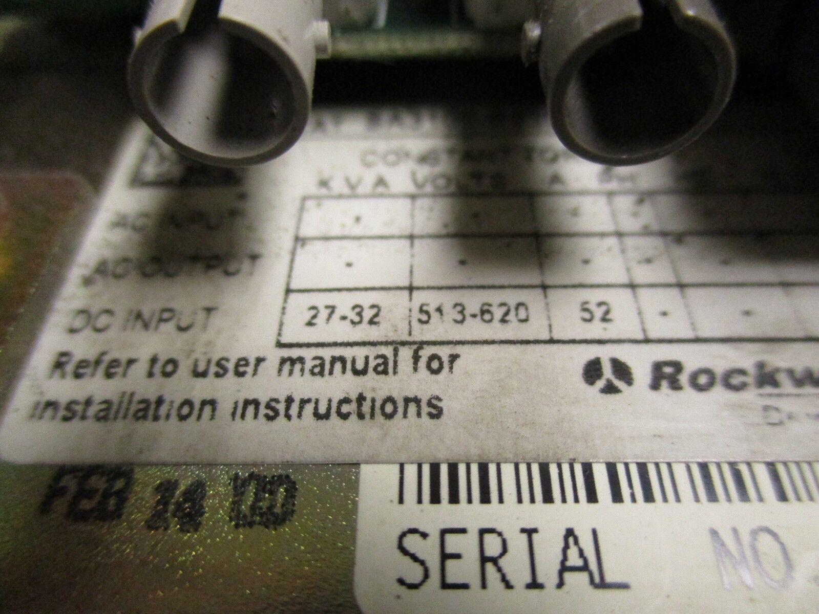 Allen-Bradley DC-AC Drive SA3100-R030-AX-L6R 30HP *Open Chassis* Used