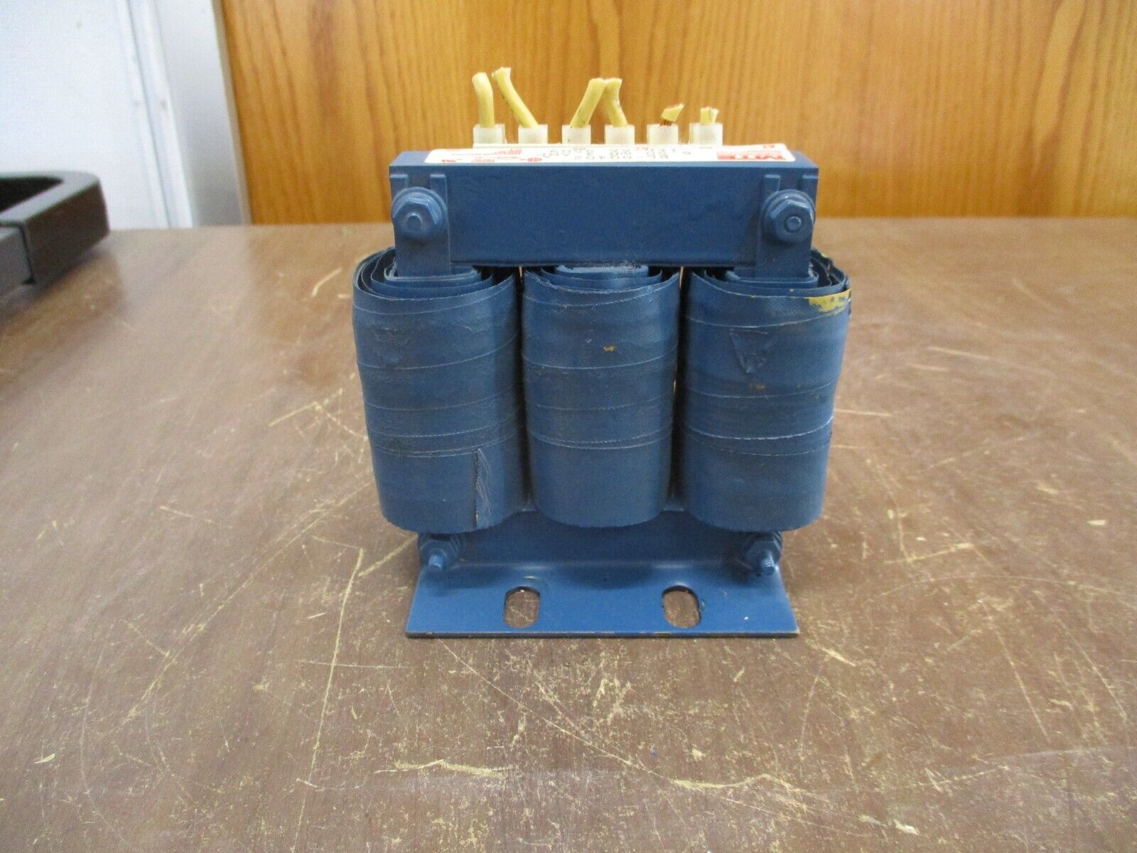 MTE 3Ph Reactor RL-00402 6.50mH 4A 600V 50/60Hz *Missing (1) Screw* Used