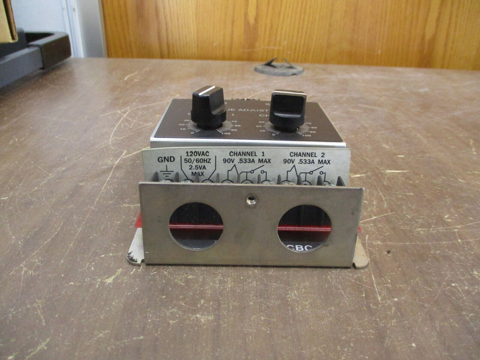 Warner Electric CBC-300 Clutch/Brake Control 6021-448-001 *Missing Cover*