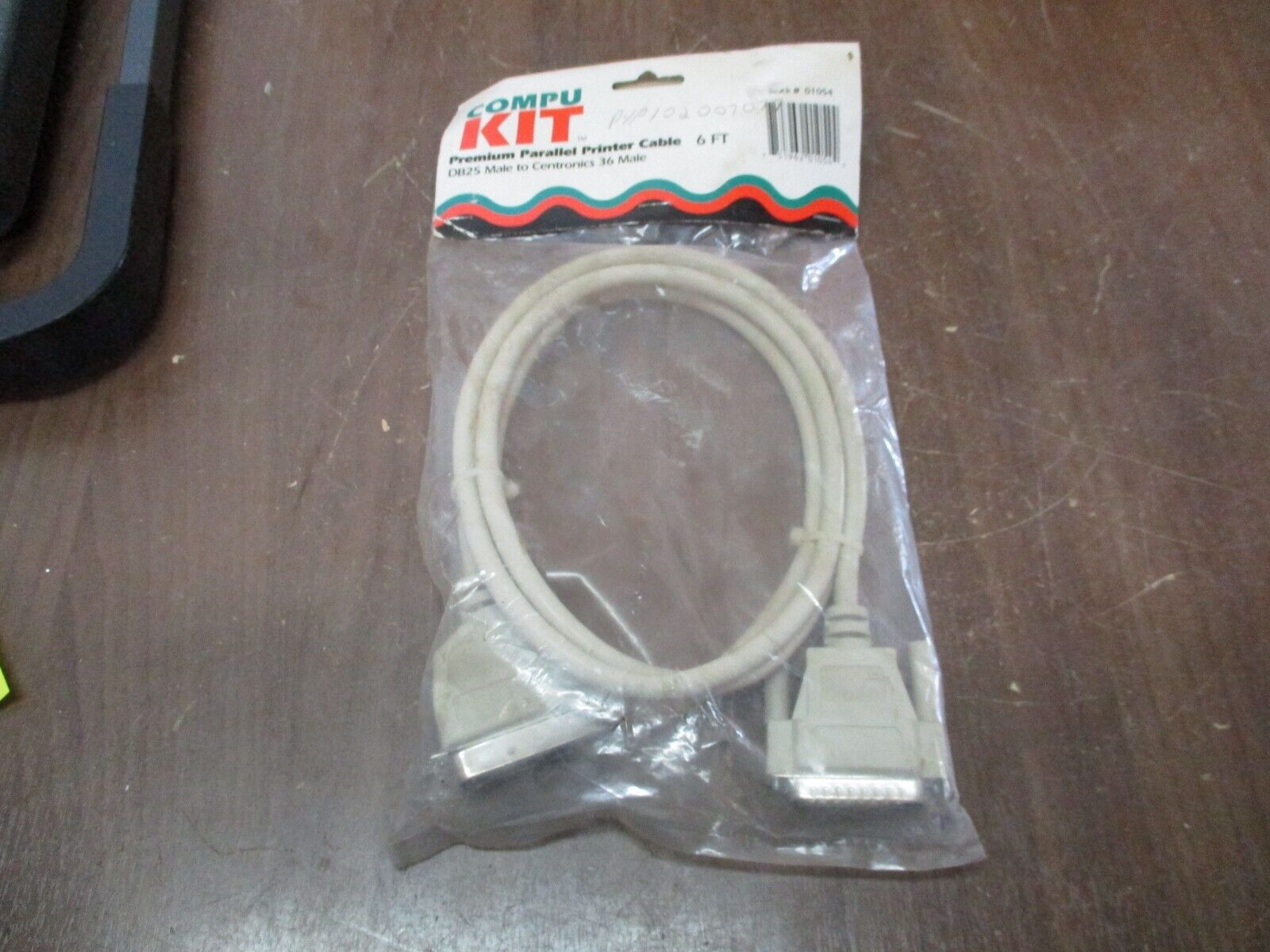 Delmar Compu Kit Premium Parallel Printer Cable 01054 6ft New Surplus