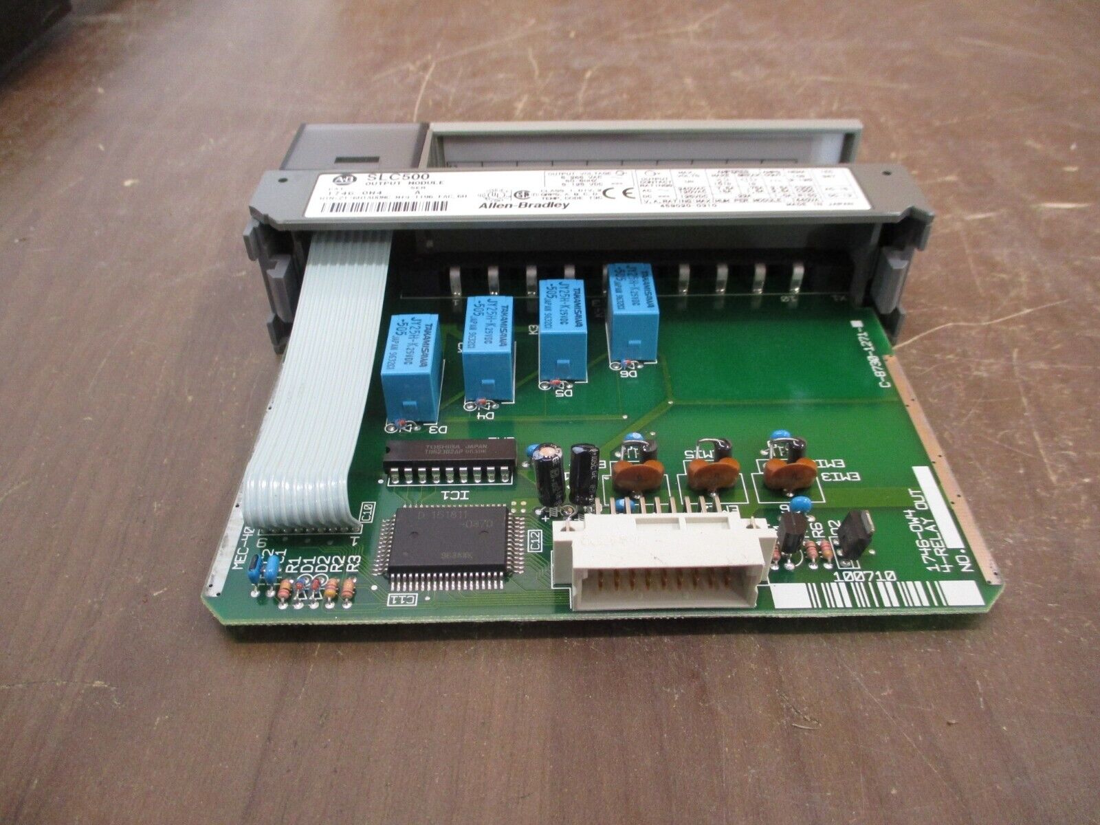 Allen-Bradley SLC 500 Output Module 1746-OW4 Ser. A Used