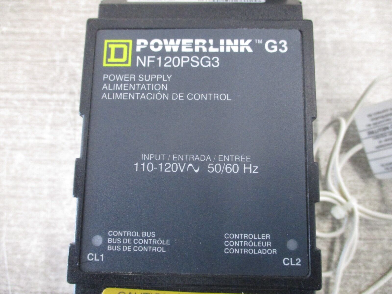Square D Powerlink G3 Power Supply NF120PSG3 *No Terminal Screws* Used
