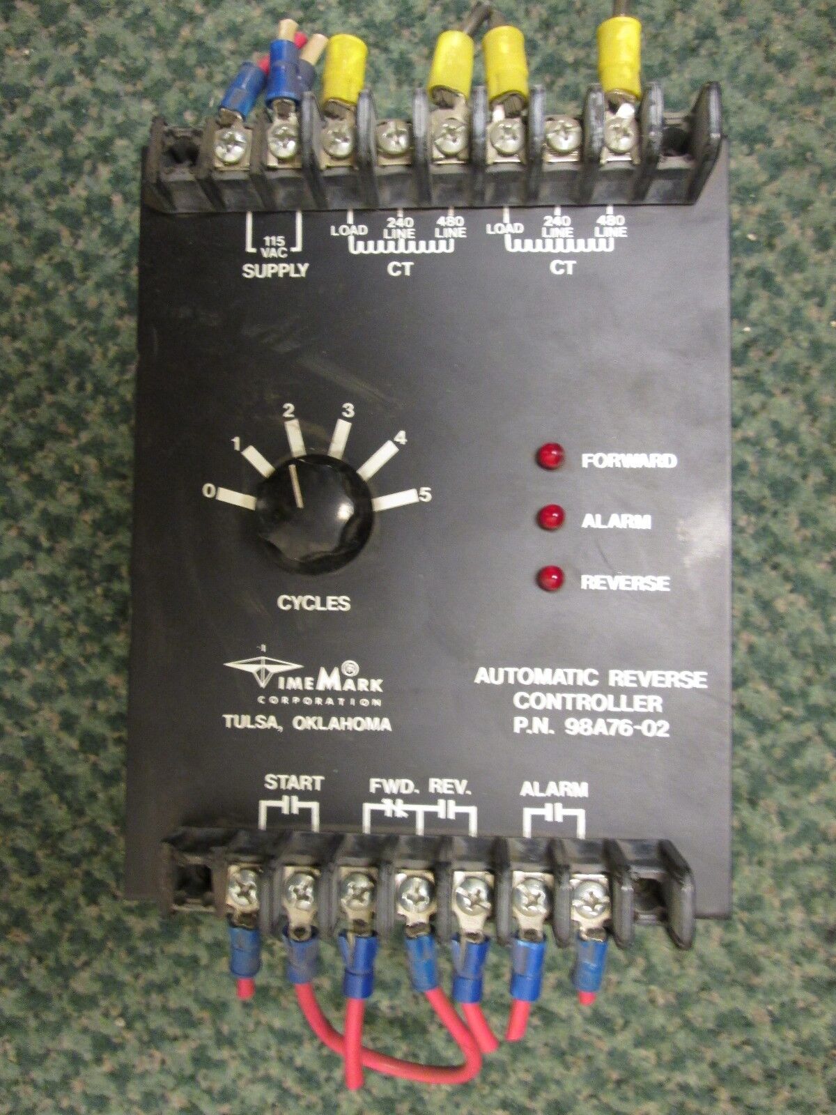 Time Mark Automatic Reverse Controller 98A76-02 0-5 Cycles Used