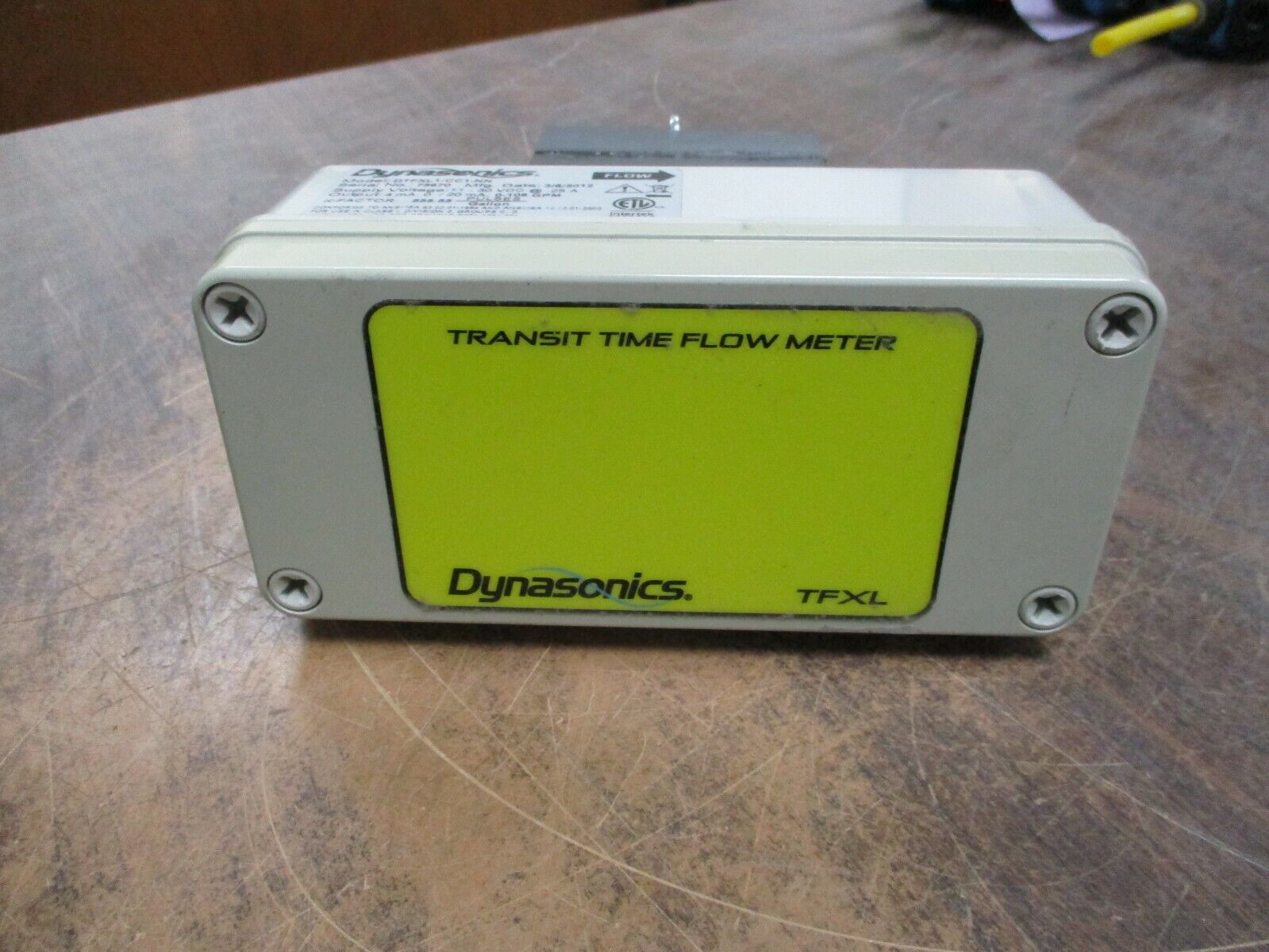 Dynasonics TFXL Transit Time Flow Meter DTFXL1-CC1-NN Supply:11-30VDC 0.25A Used