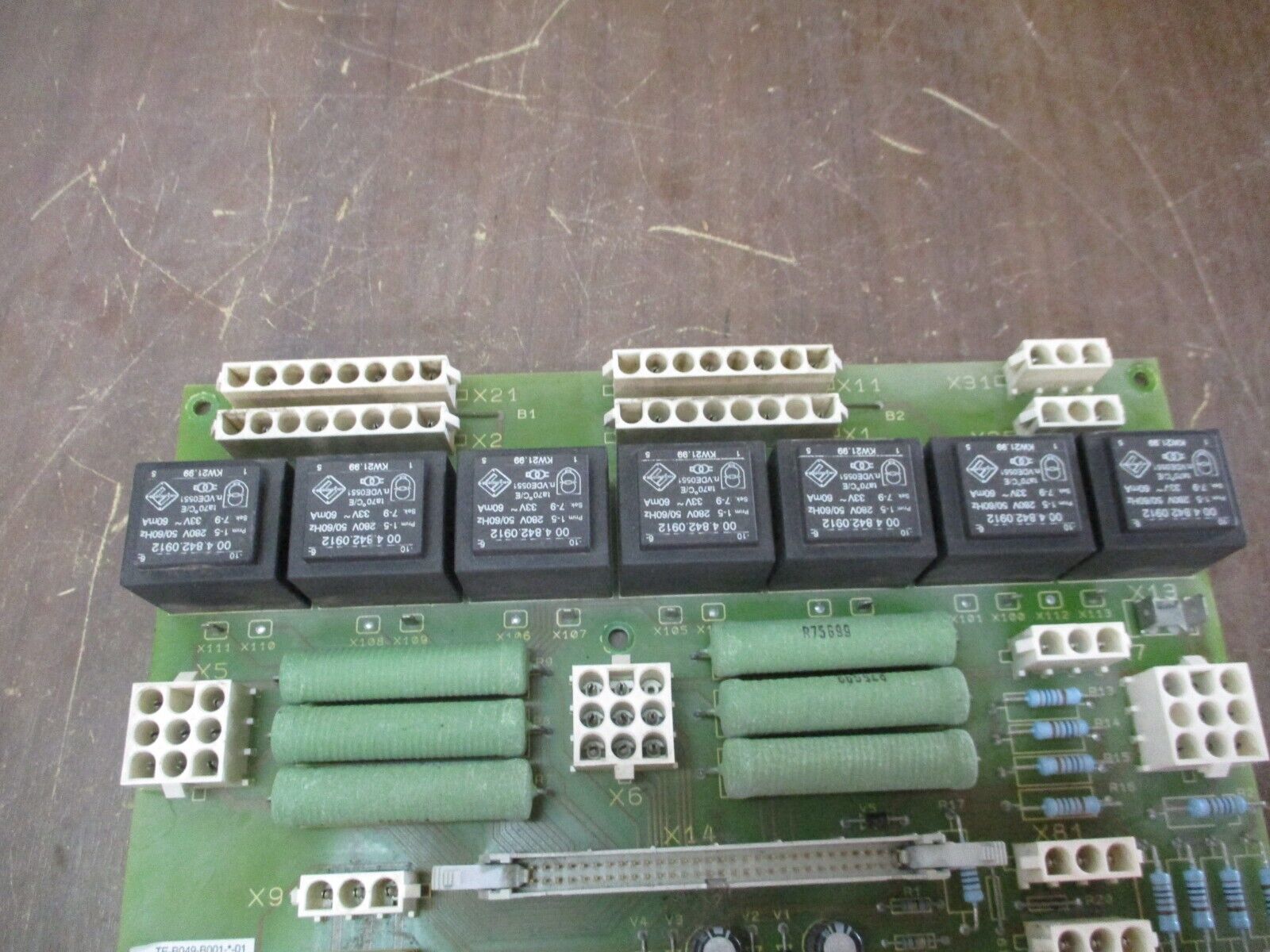 Piller TE-B049-B001-*-01 Board 48.2.498.0712 Rev. B Used