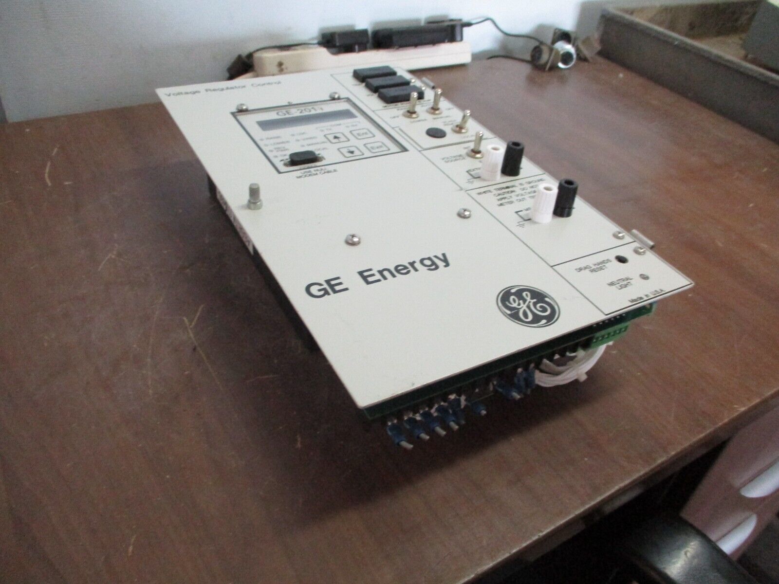 GE GE-2011 Voltage Regulator Control GE-2011C-6SL S/W: D-0146V08.10.07 Used