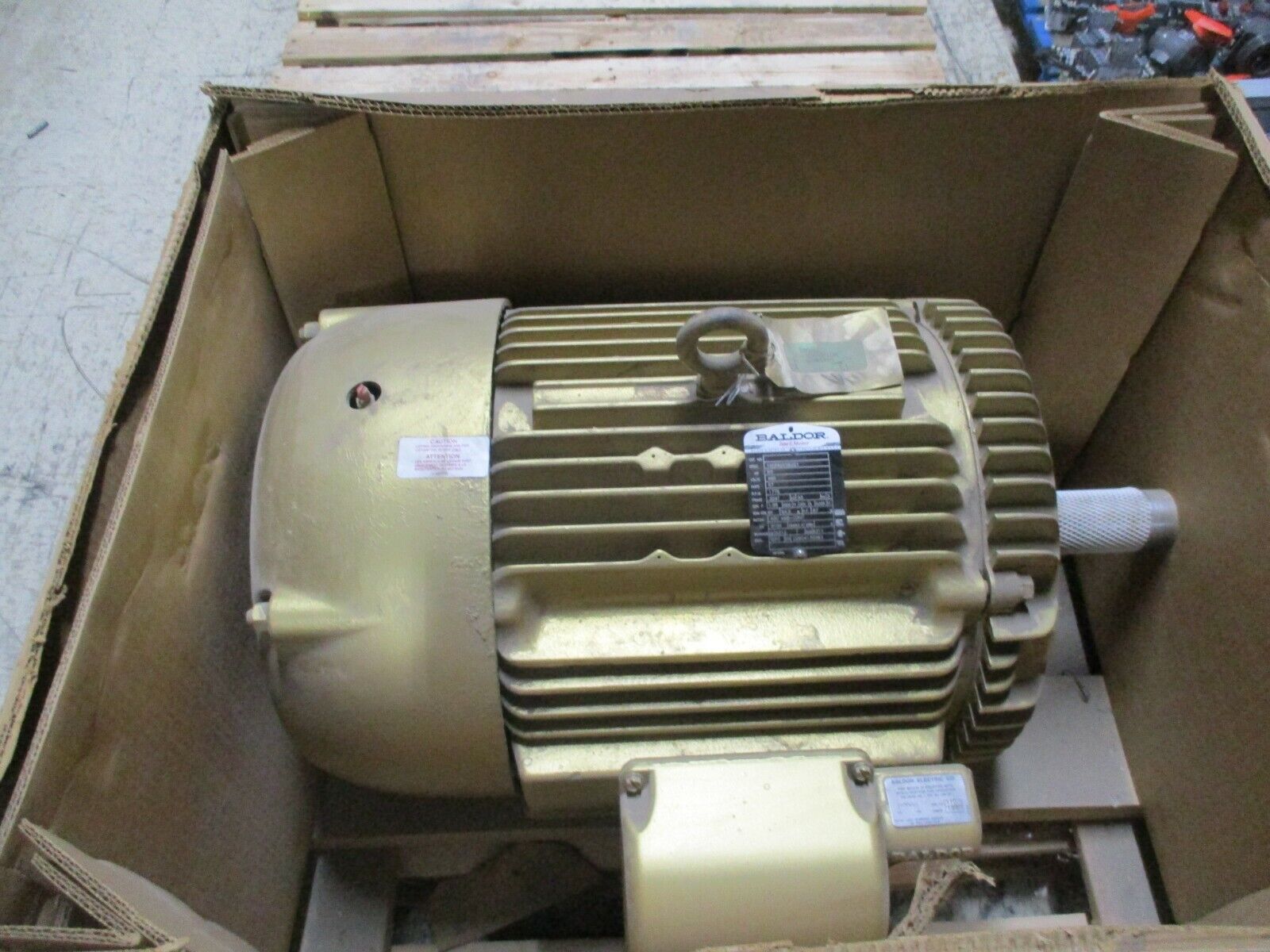 Baldor Super-E AC Motor 12E862X282G1 50HP 1800RPM 460V 57A 326T New Surplus