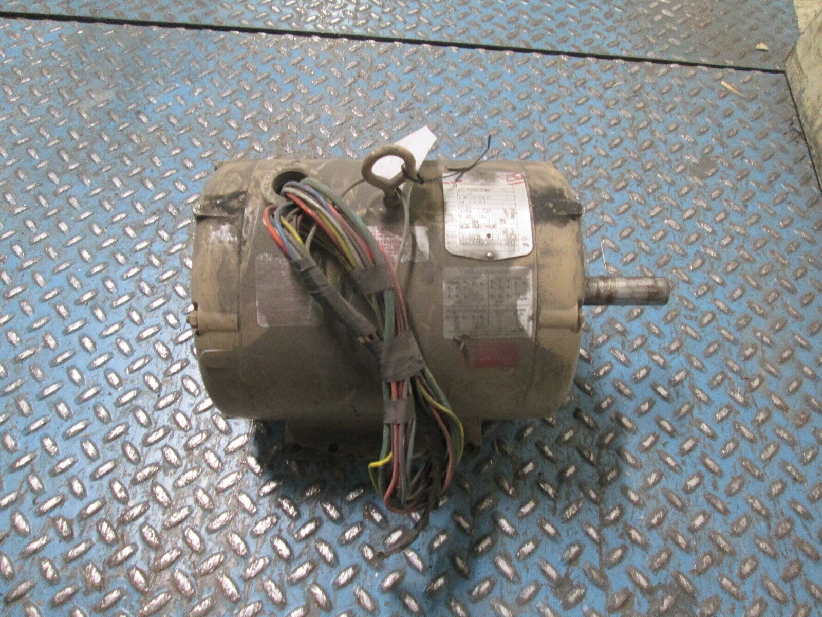 Baldor Farm Duty Motor 10-15HP 1725RPM FR:215Z 208-230/460V 42.6-40/20A 3Ph Used