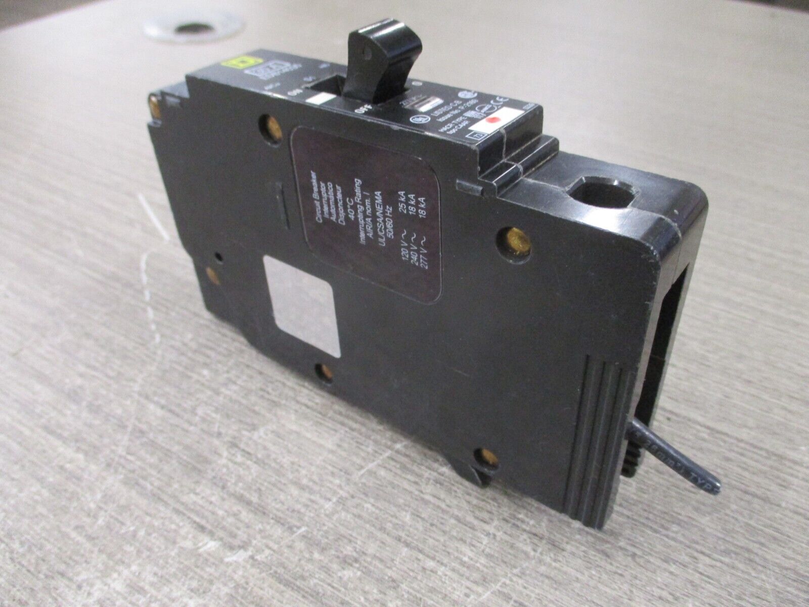 Square D Circuit Breaker EDB14030 30A 277V 1P Used