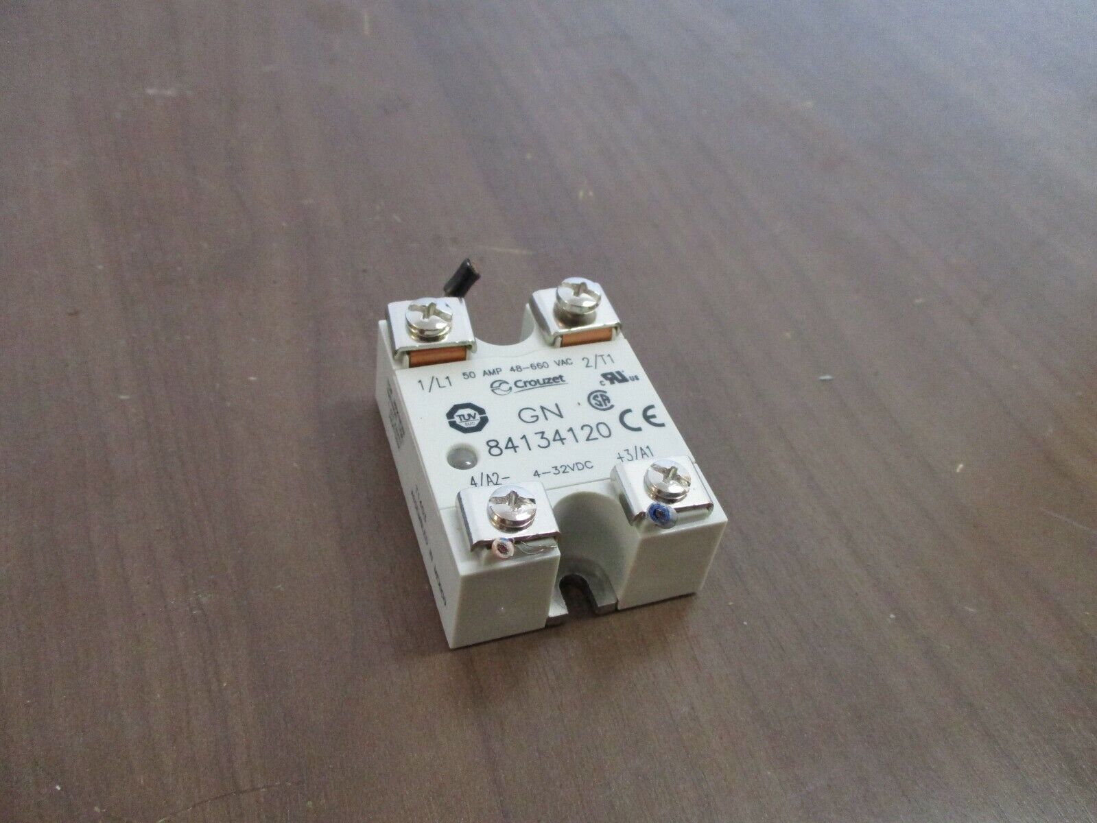 Crouzet Solid State Relay GN 84134120 50A 48-660VAC 4-32VDC Used