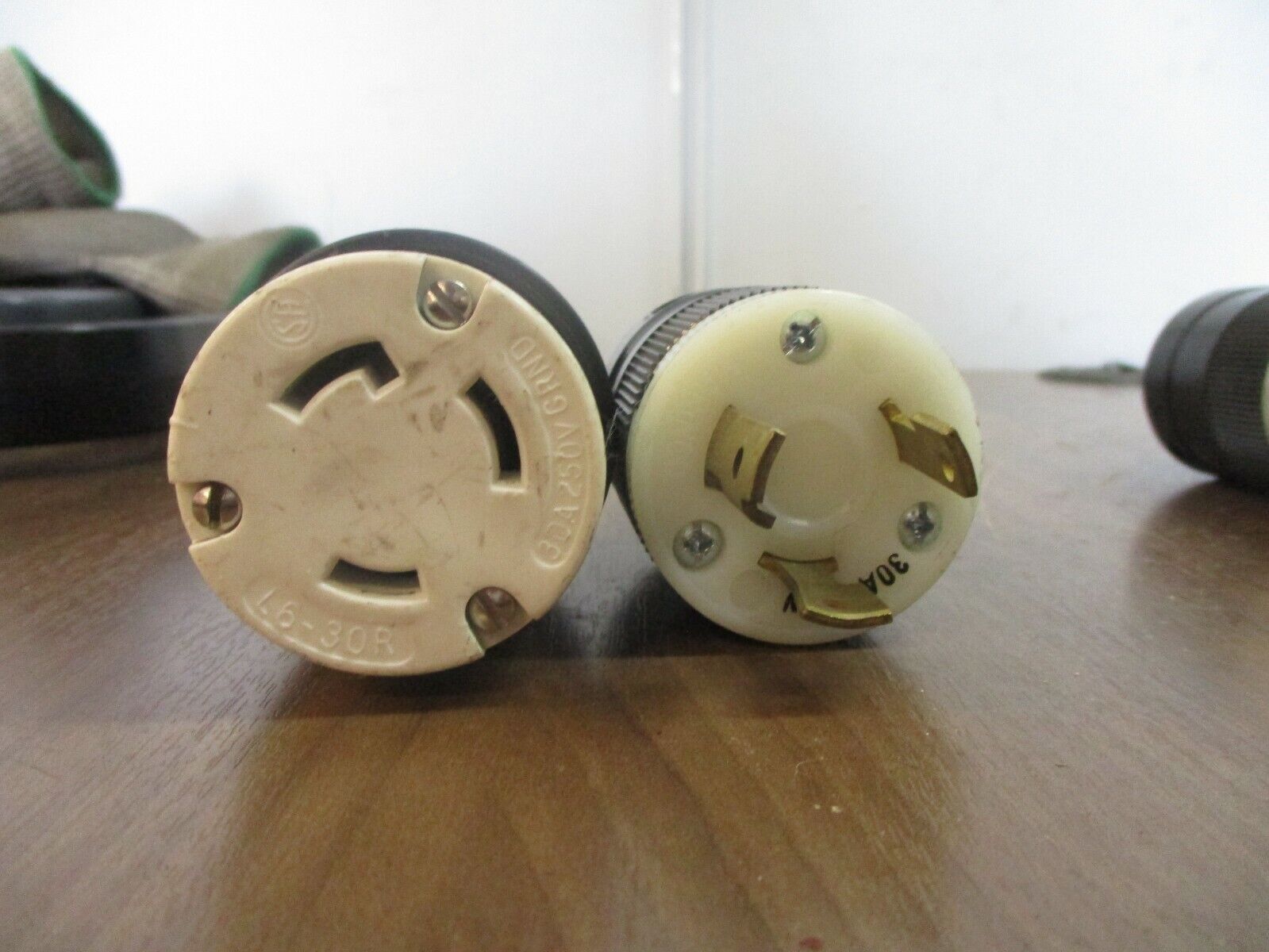 Marinco / Woodhead Plug & Connector Set Nema L6-30 30A 250V *Lot of 3* Used