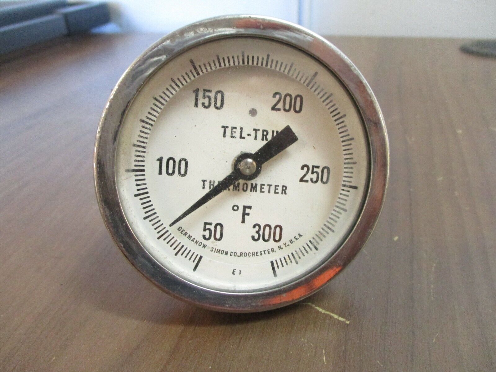 Tel-Tru Thermometer Range: 50-300°F Used