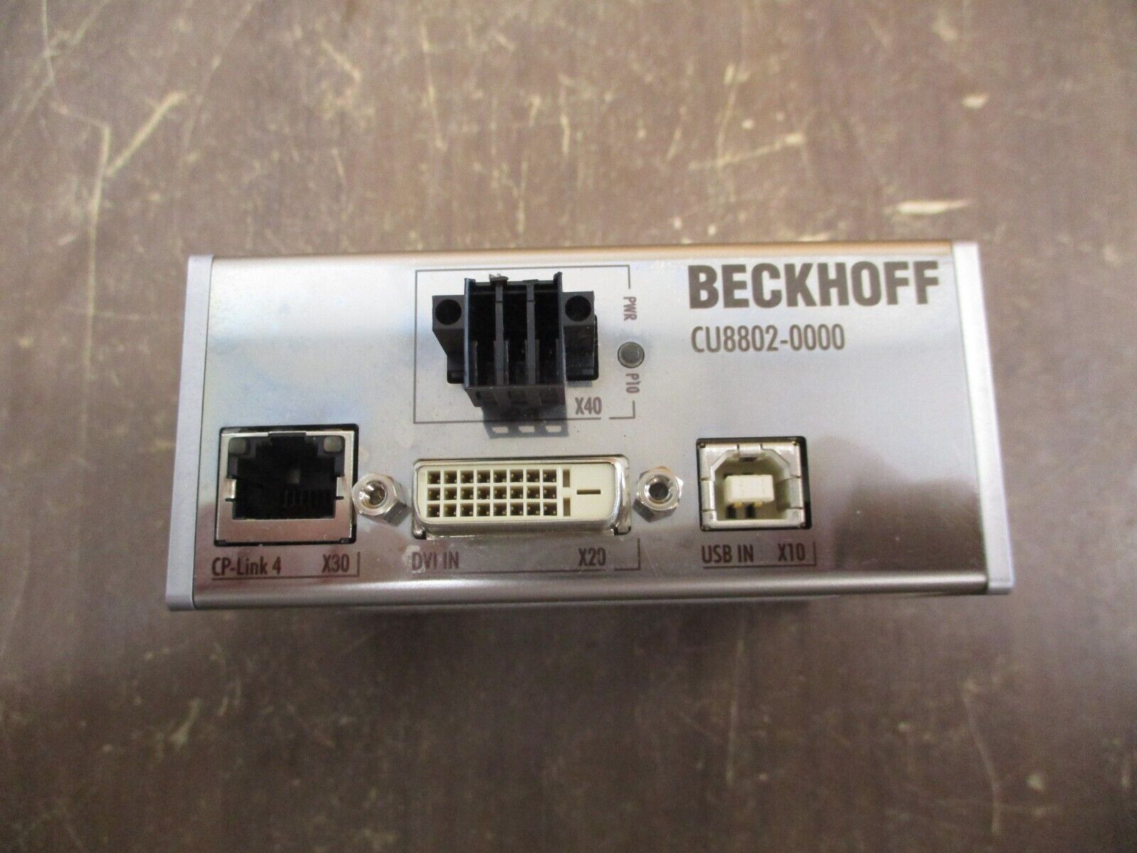 Beckhoff Dual Cable Extender CU8802-0000 Rev. 0.7 Used