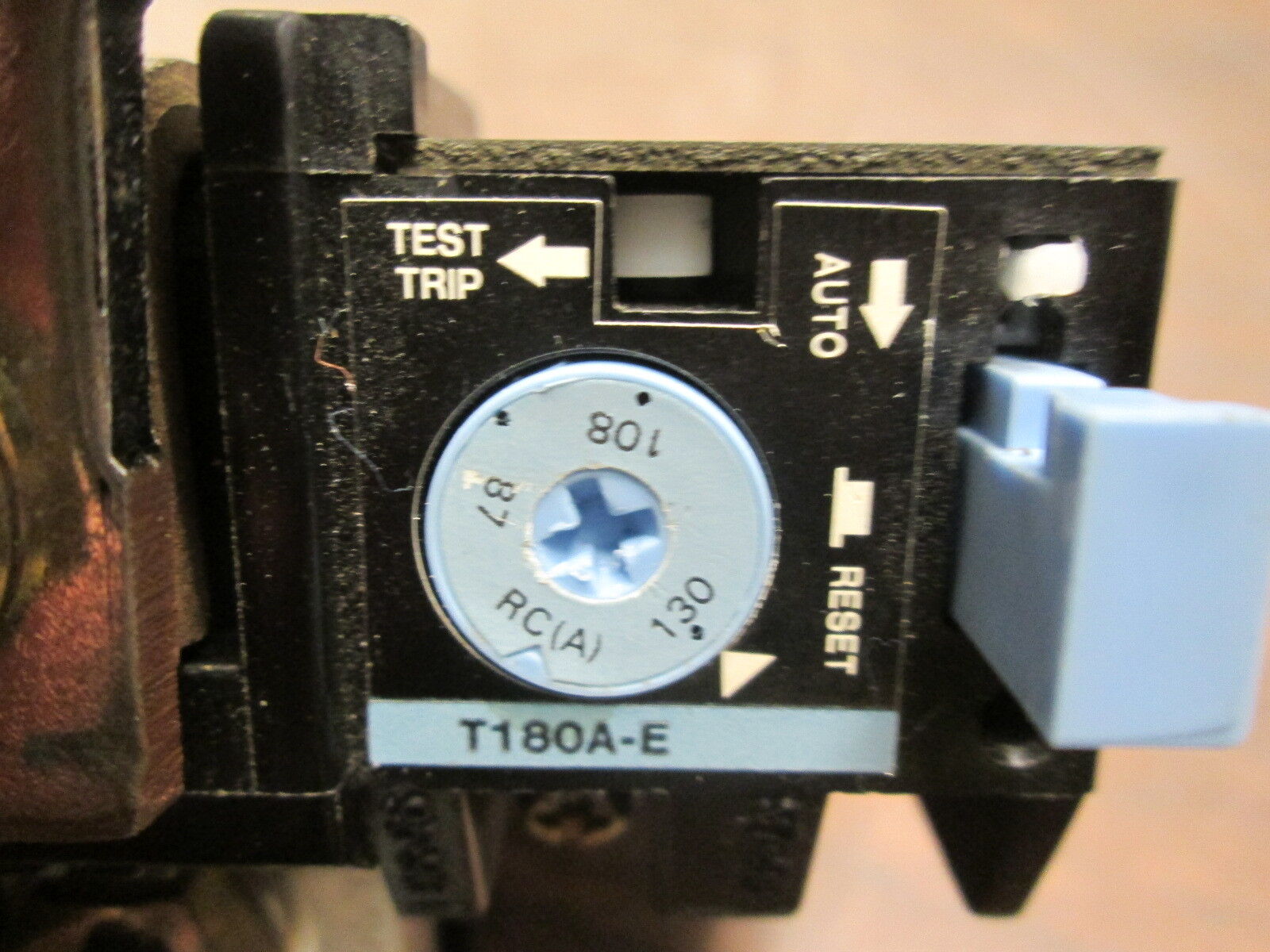 Toshiba Overload Relay T180A-E Trip: 87-130A Used