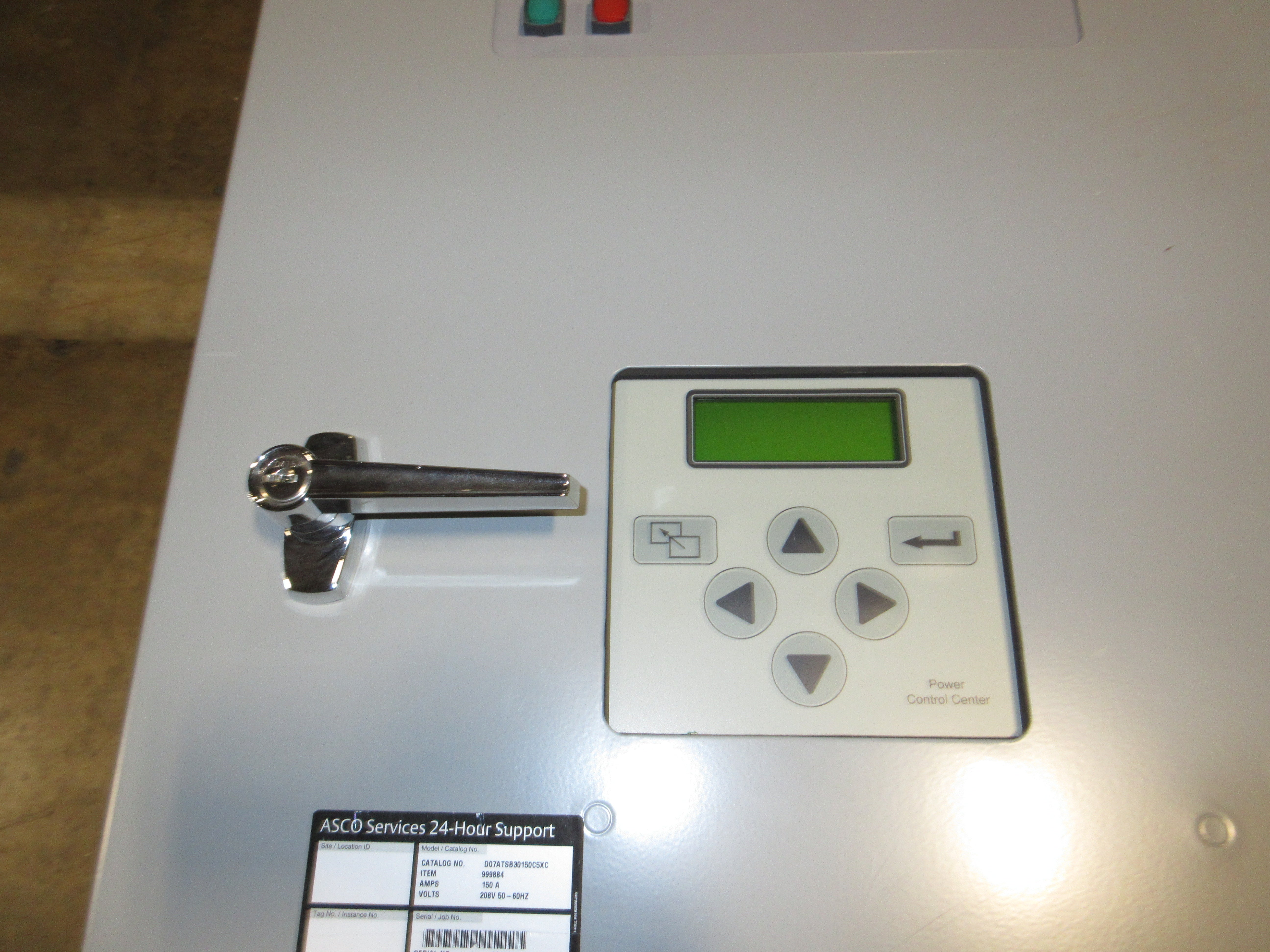 Emerson ASCO 7000 Series Automatic Transfer Switch D07ATSB30150C5XC 150A 208V