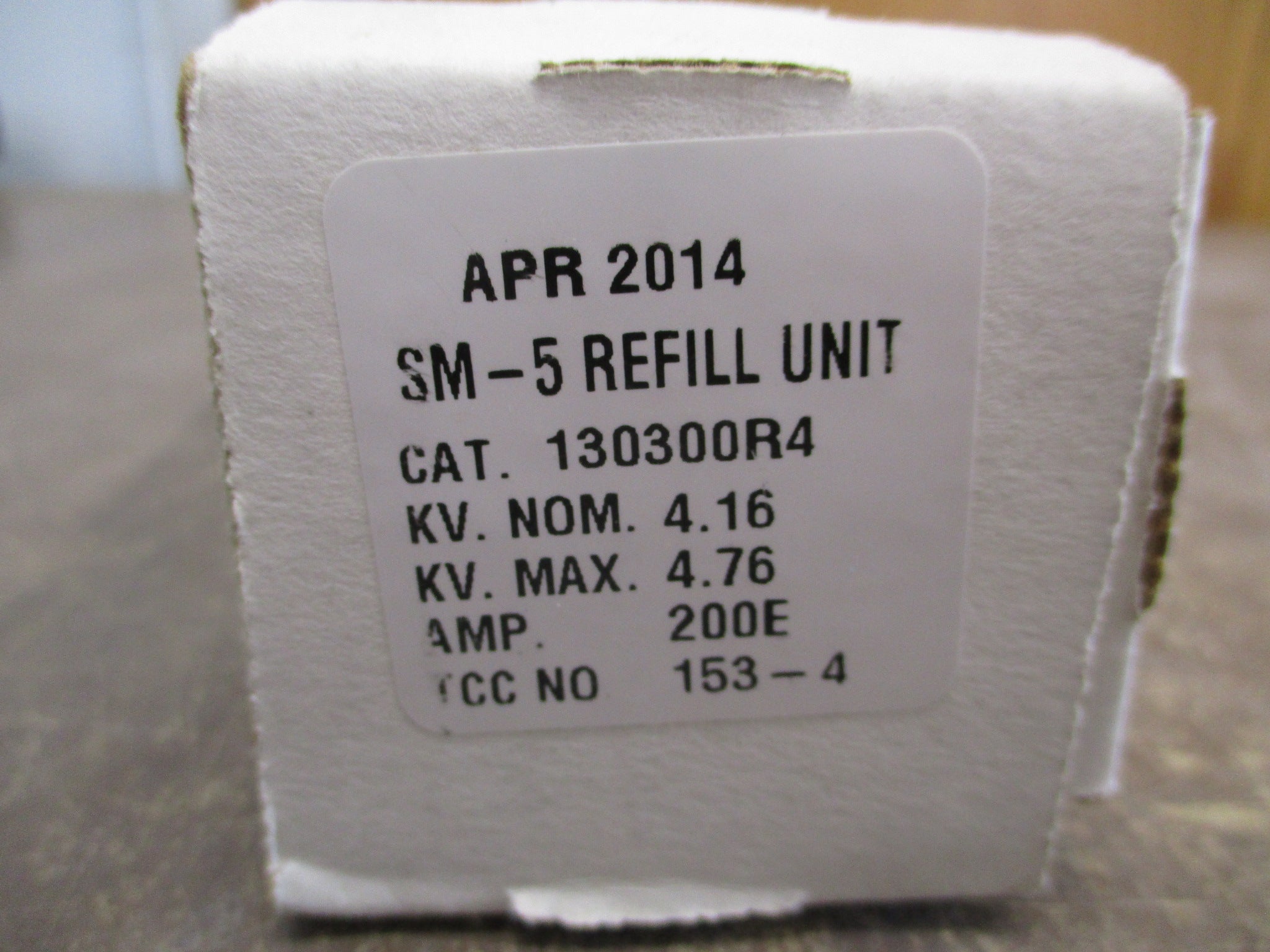 S&C SM-5 Fuse Refill Unit 130300R4 200E 4.16kV New Surplus